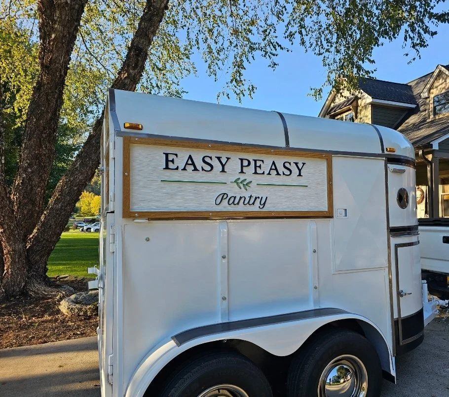 Good Bones: How an Old Two-Horse Trailer Became Part of the Easy Peasy Pantry Story