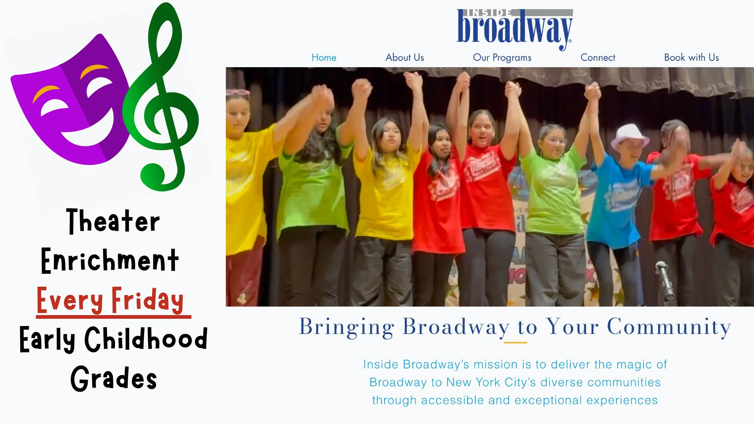 Theater Enrichment Every Friday Early Childhood Grades