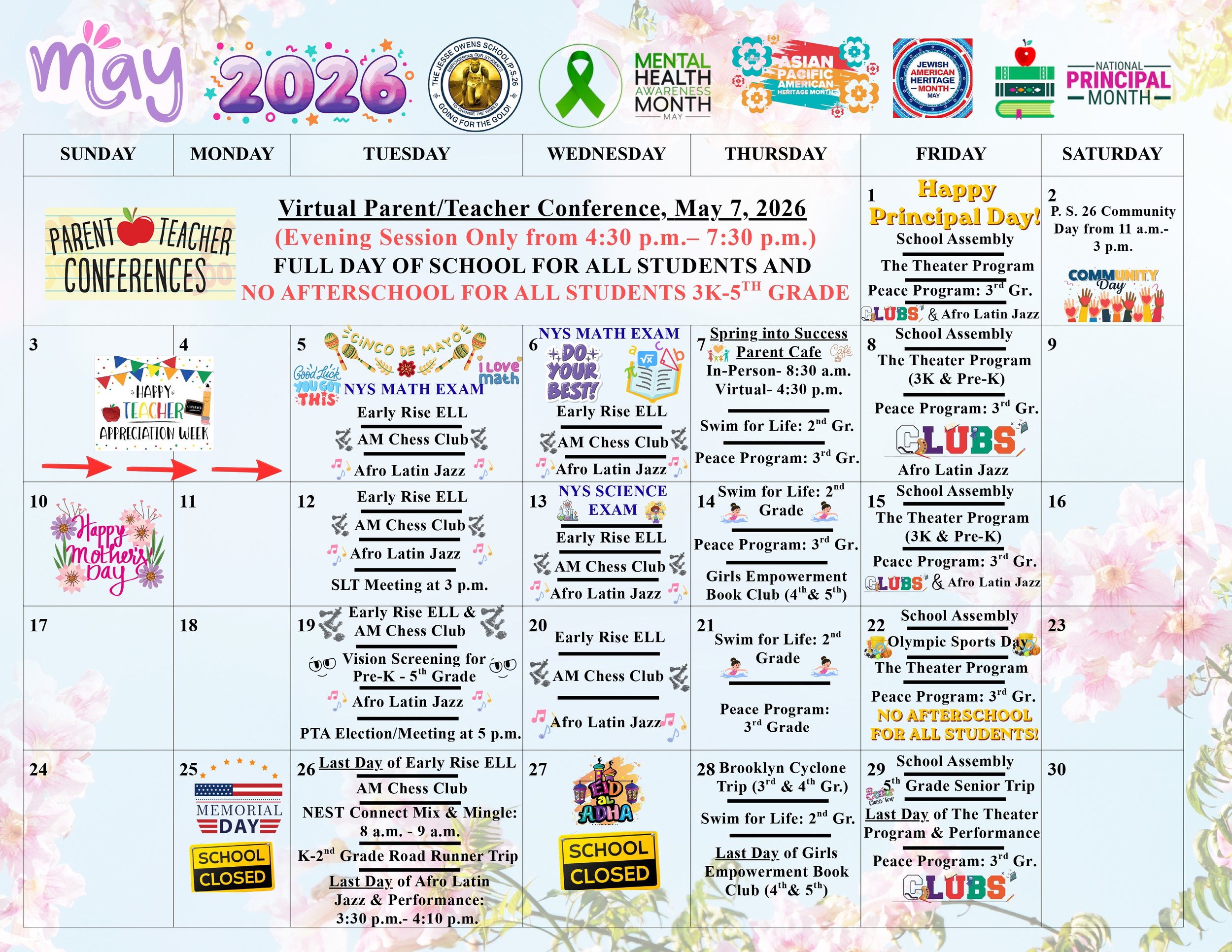 May Calendar