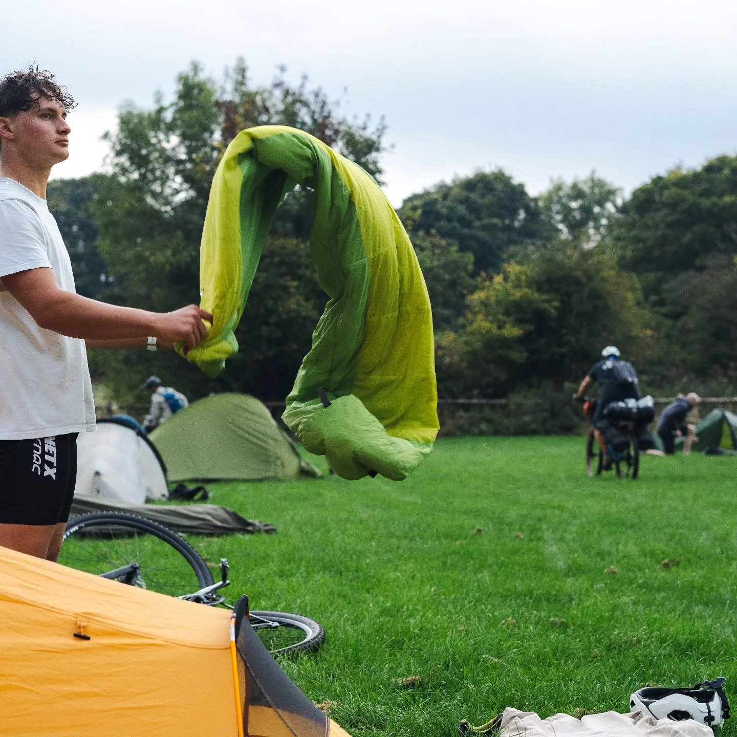 CAMPSITE SHENANIGANS
Packing up always takes a little longer than planned&hellip; tents that don&rsquo;t fold the same way twice, kit that seems to multiply overnight, disappearing pegs and plenty of laughter in between. 

Just over 2 weeks to go to 