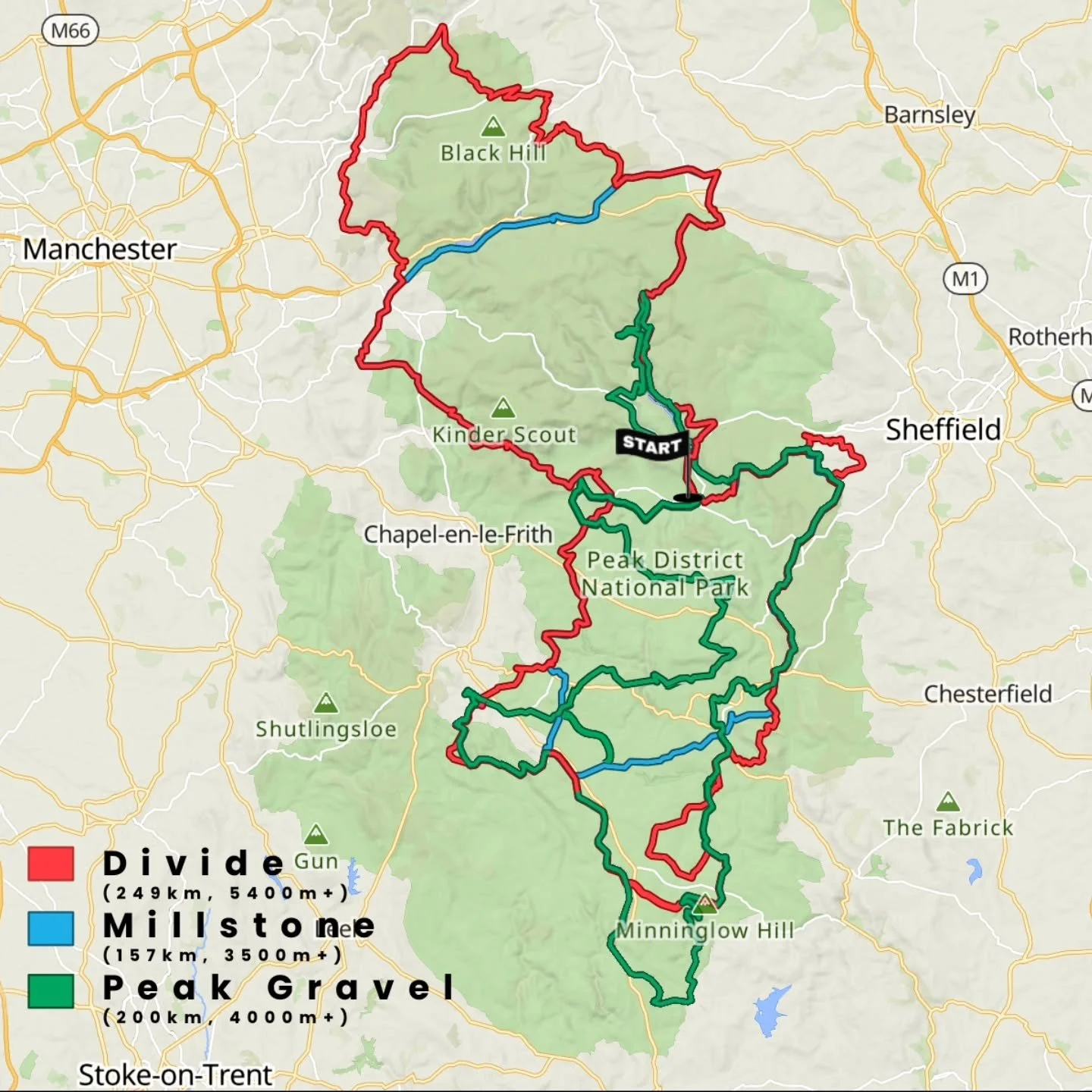 ROUTES ARE OUT
2026 Riders check your inbox, you're in for an epic journey.
From the Dark Peak to the rolling hills of the White Peak.
From the mills of Marsden to the former railway in Tissington.
From the outskirts of Greater Manchester to Sheffiel
