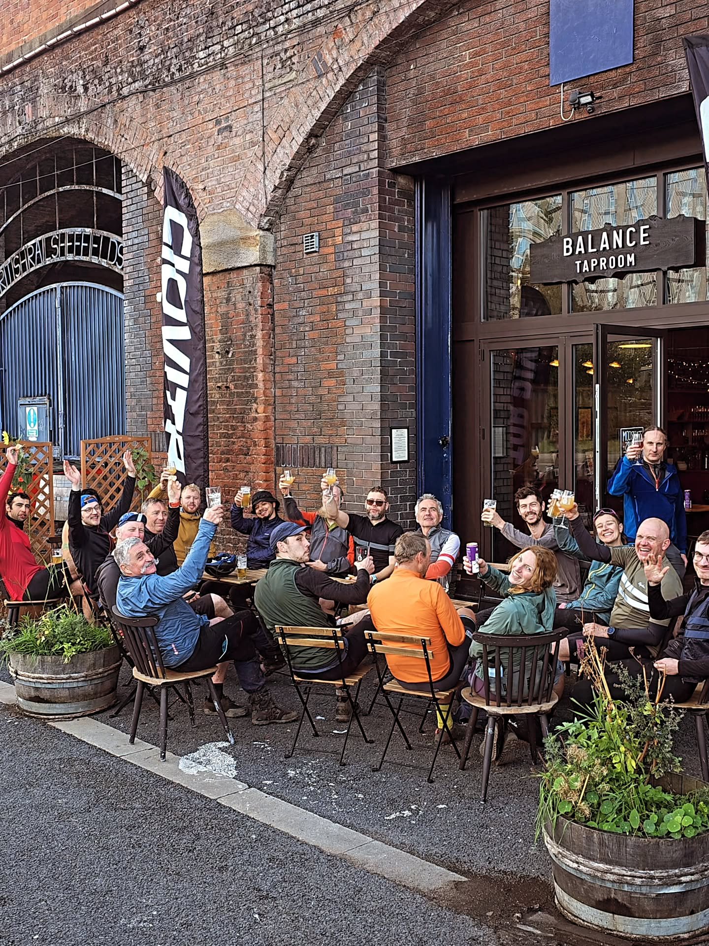 STRANGERS AT THE START, MATES BY THE FINISH
Throwback to last year's Peak Gravel Overnighter, drinks out at Balance Brewery, new friends already made. That's the magic of this ride, strangers become mates over two days of riding and one night under t
