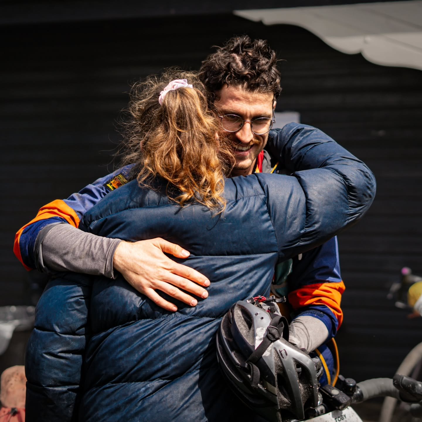 THIS IS WINNING
Not a podium, not a clock, just arms around someone who tracked your dot the whole way round. Every rider who rolls back in carries a story that started with one decision: to enter.

Your finish-line hug is waiting on 23 May 2027. Ent
