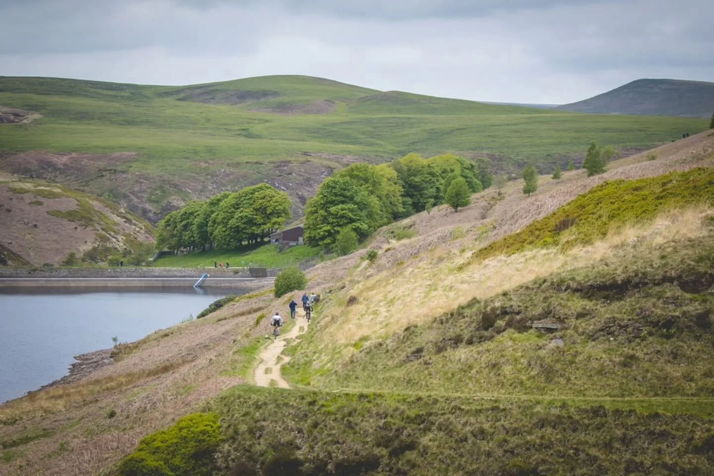 A THREAD ABOVE THE WATER
A few riders working their way along a thin line of trail above the reservoir. Look up when you can, the Peak District never disappoints!

📸@stephensmi.th
@schwalbetyresuk @tailfincycling @ciovita @beespokewheels_uk @genesis