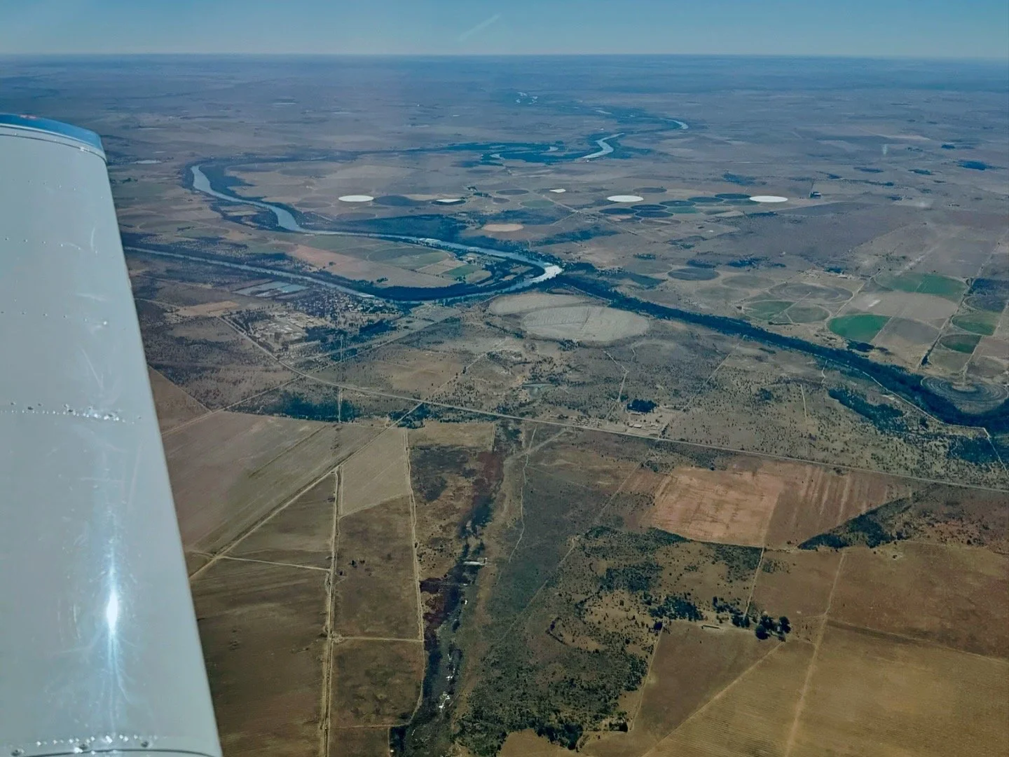Snaking rivers on the way