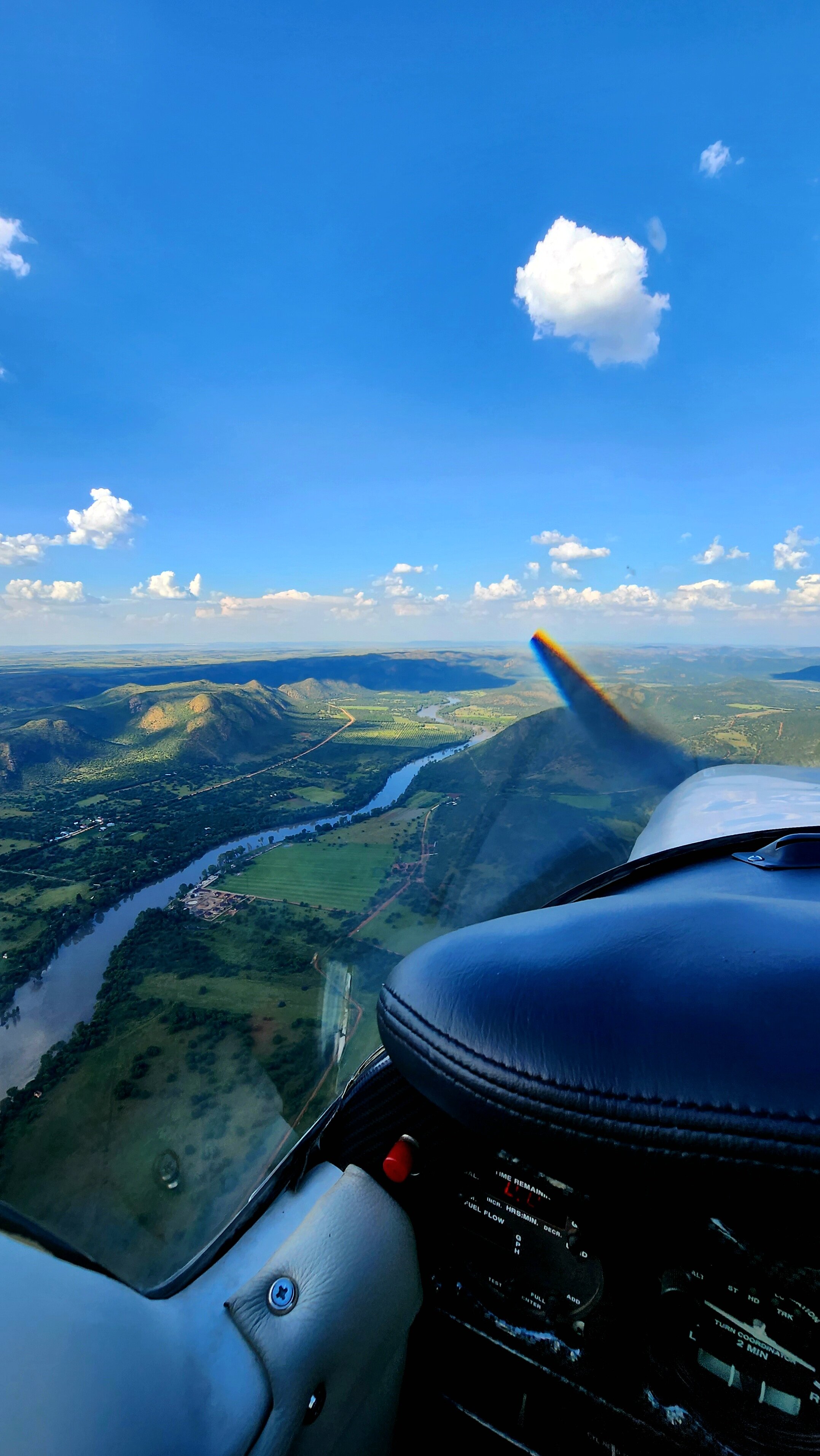 Stunning views en route