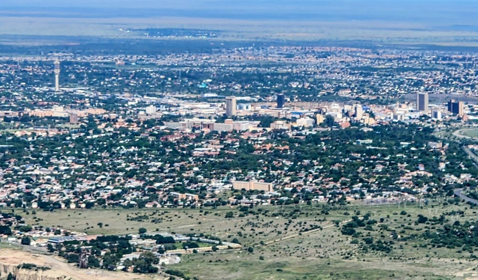 Kimberley city view zoomed