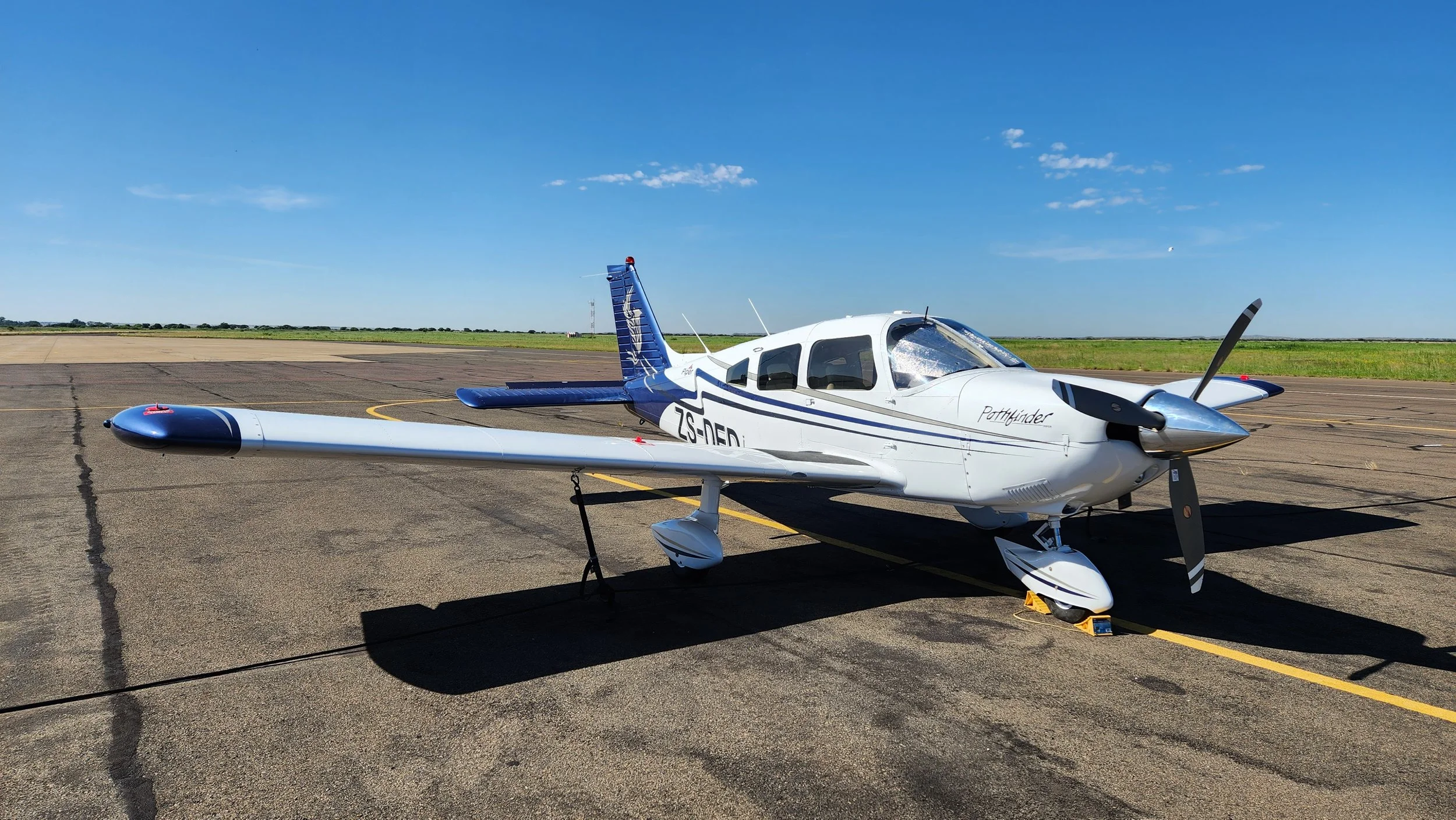 Tied down at Kby Apron
