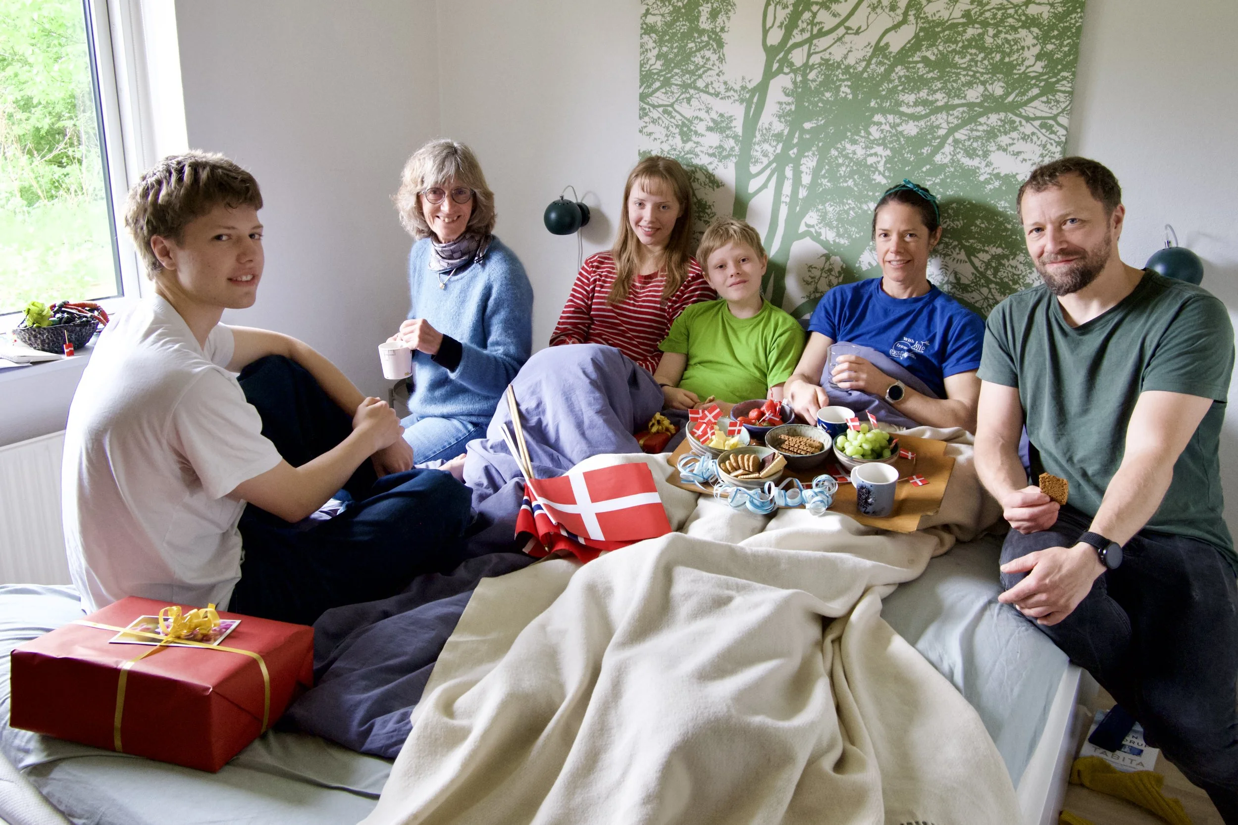 Birthday Breakfast in Bed - Hornslet, Denmark
