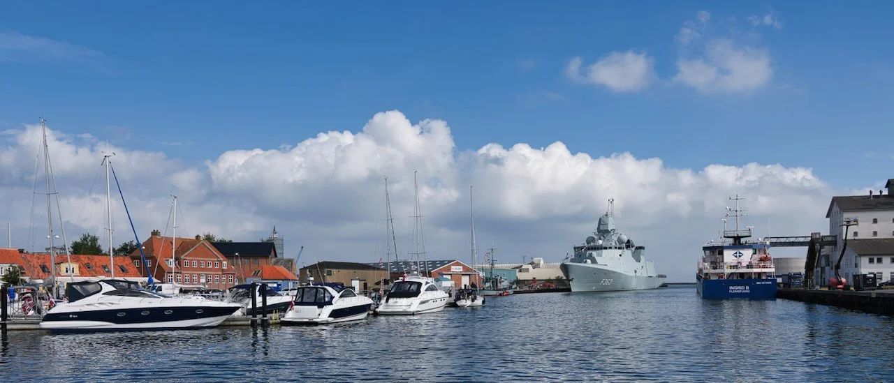 Frigate Niels Juel visits Køge Harbour - Køge, Denmark