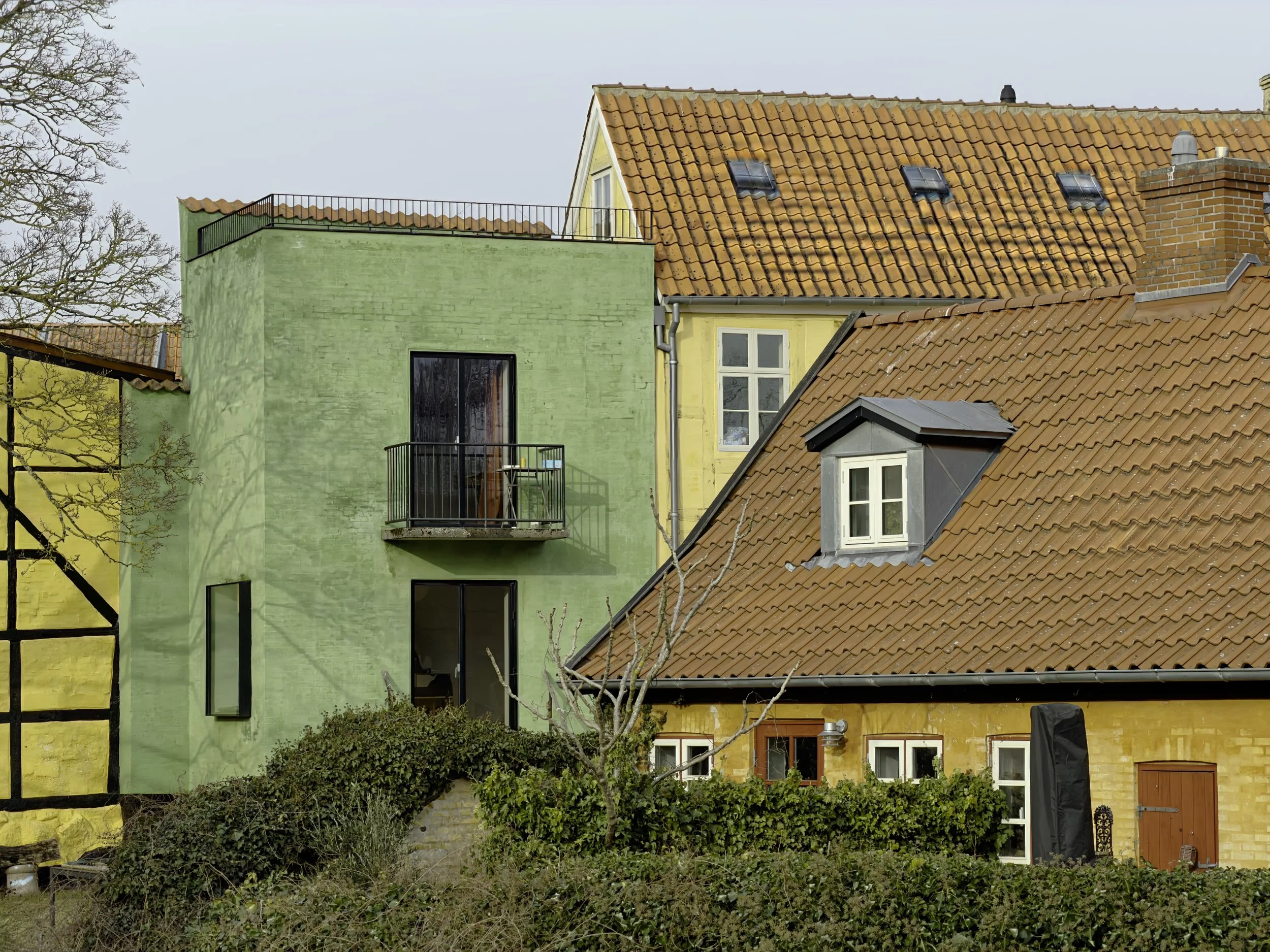 Red, Yellow, Green and Blue along Køge Å - Køge, Denmark