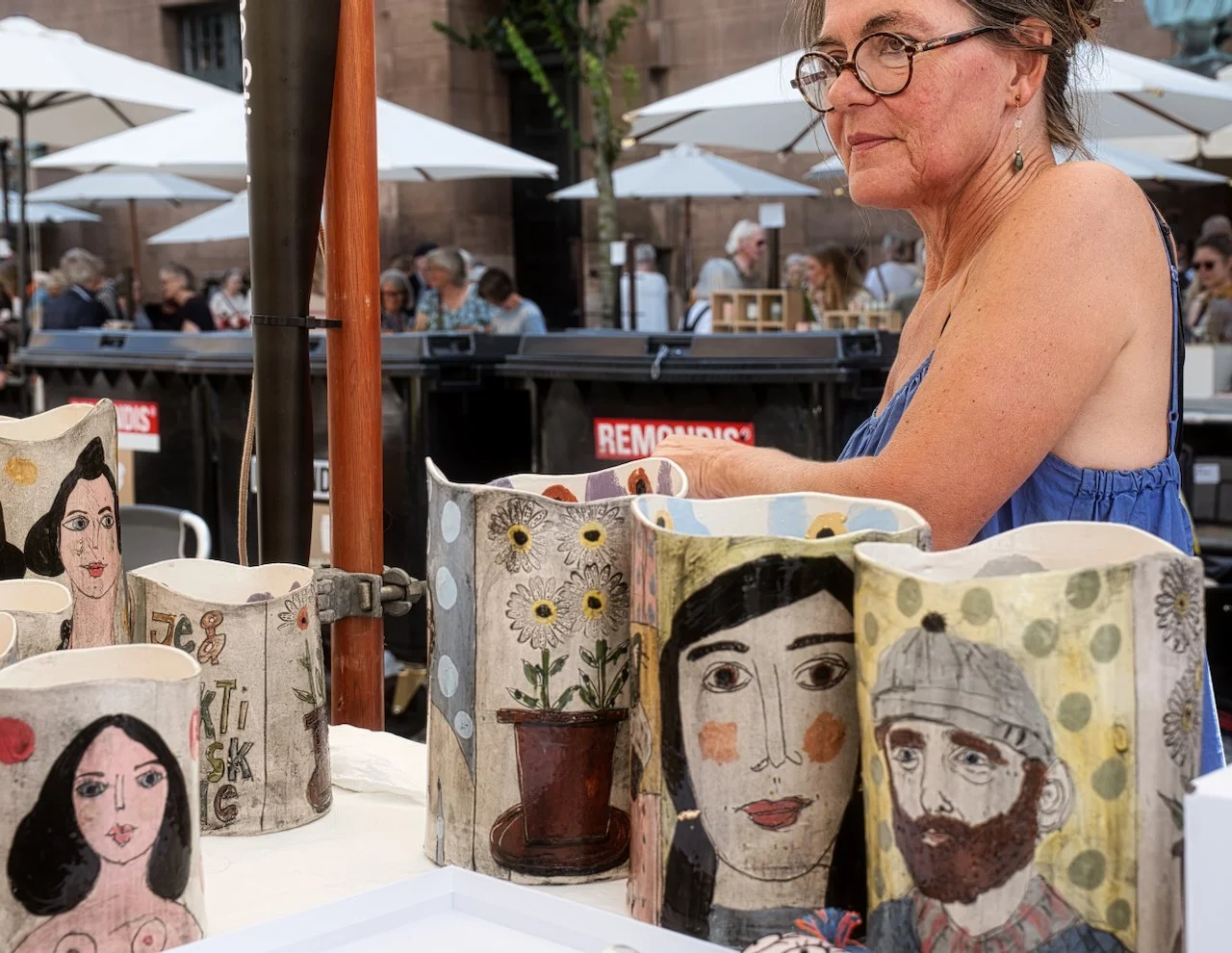 Faces at Copenhagen Artist Market