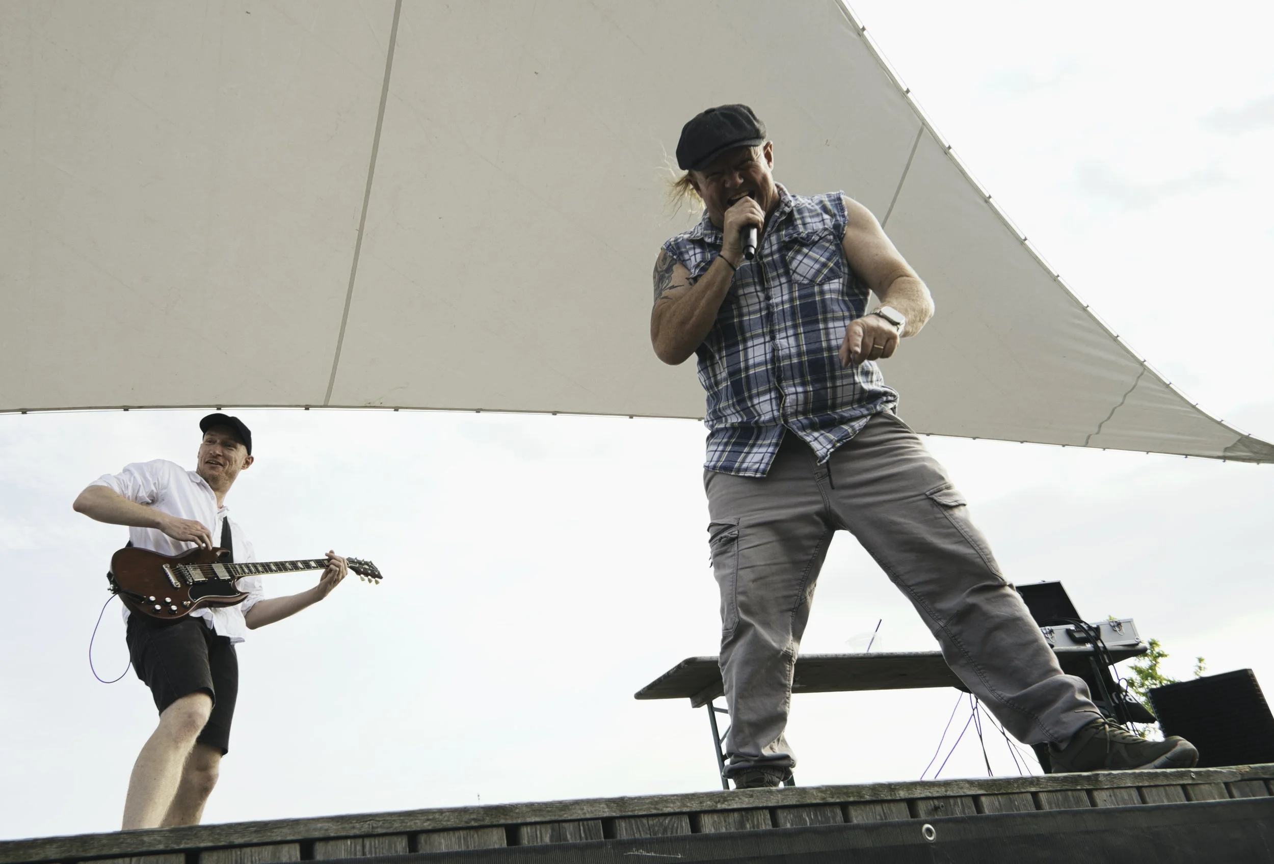 ACDCClaus performs at Harbour Scene - Køge, Denmark