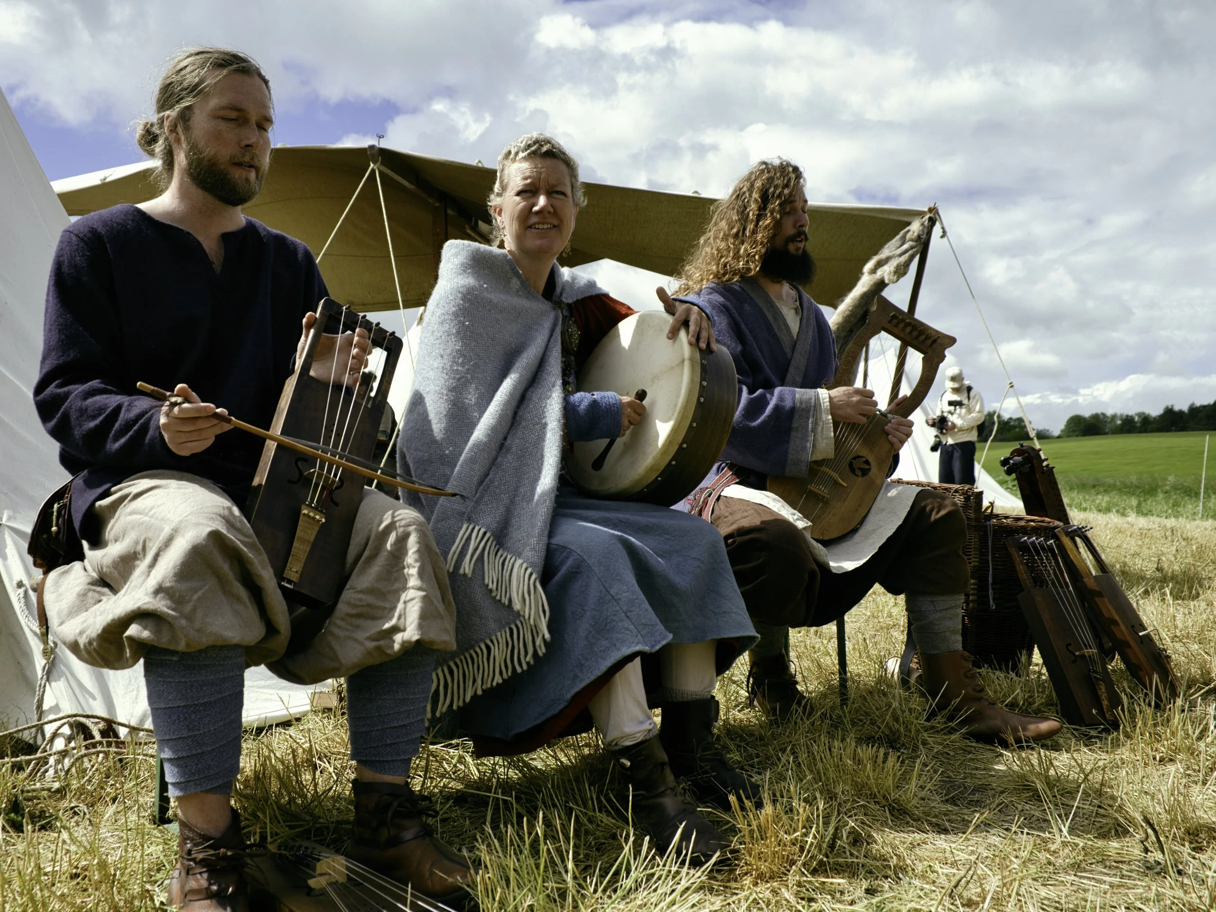 Nanna Barslev performs at Viking Festival - Vikingborgen Borgring, Lellinge, Denmark 