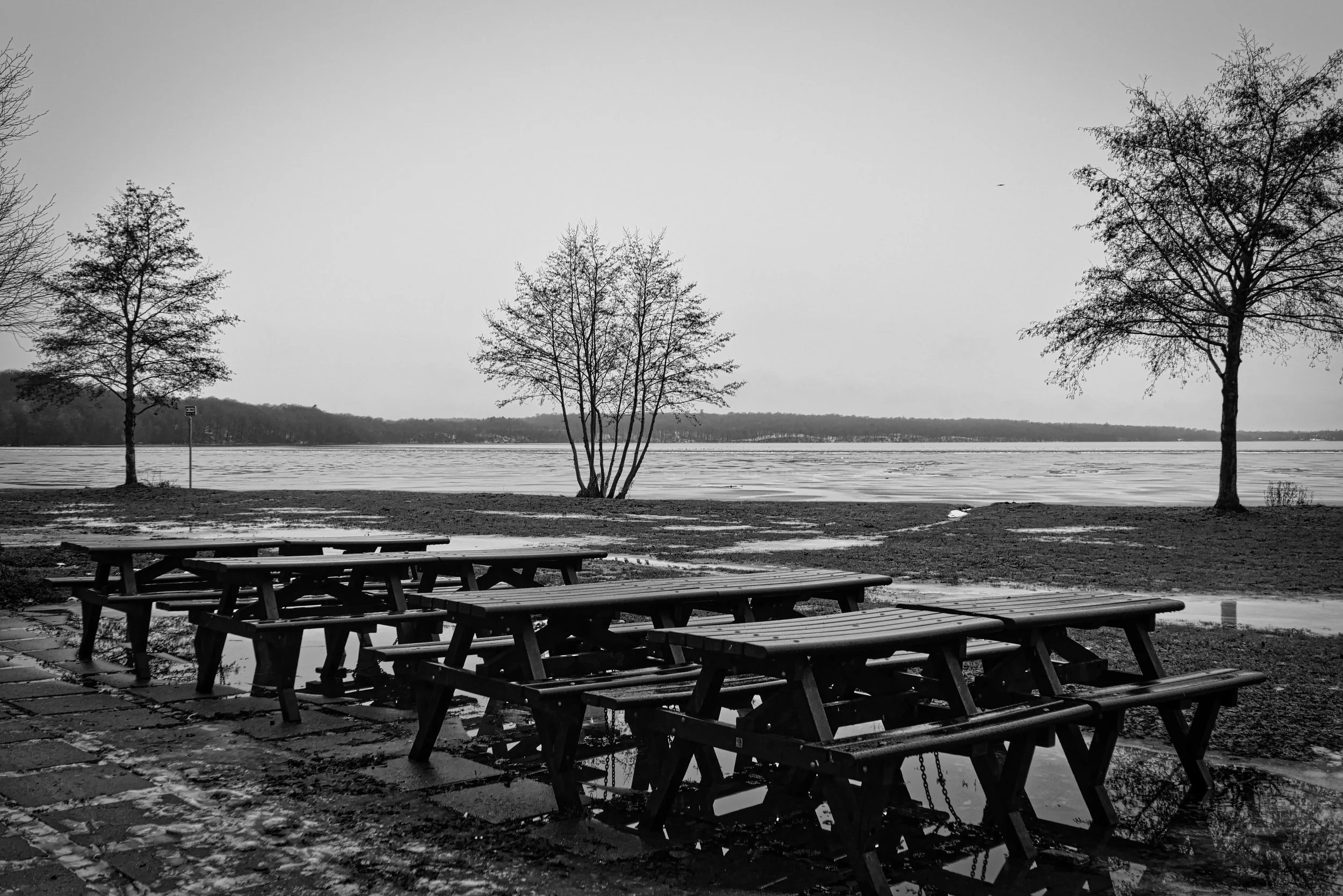 Too cold for hotdogs and ice cream - Frederiksdal, Denmark