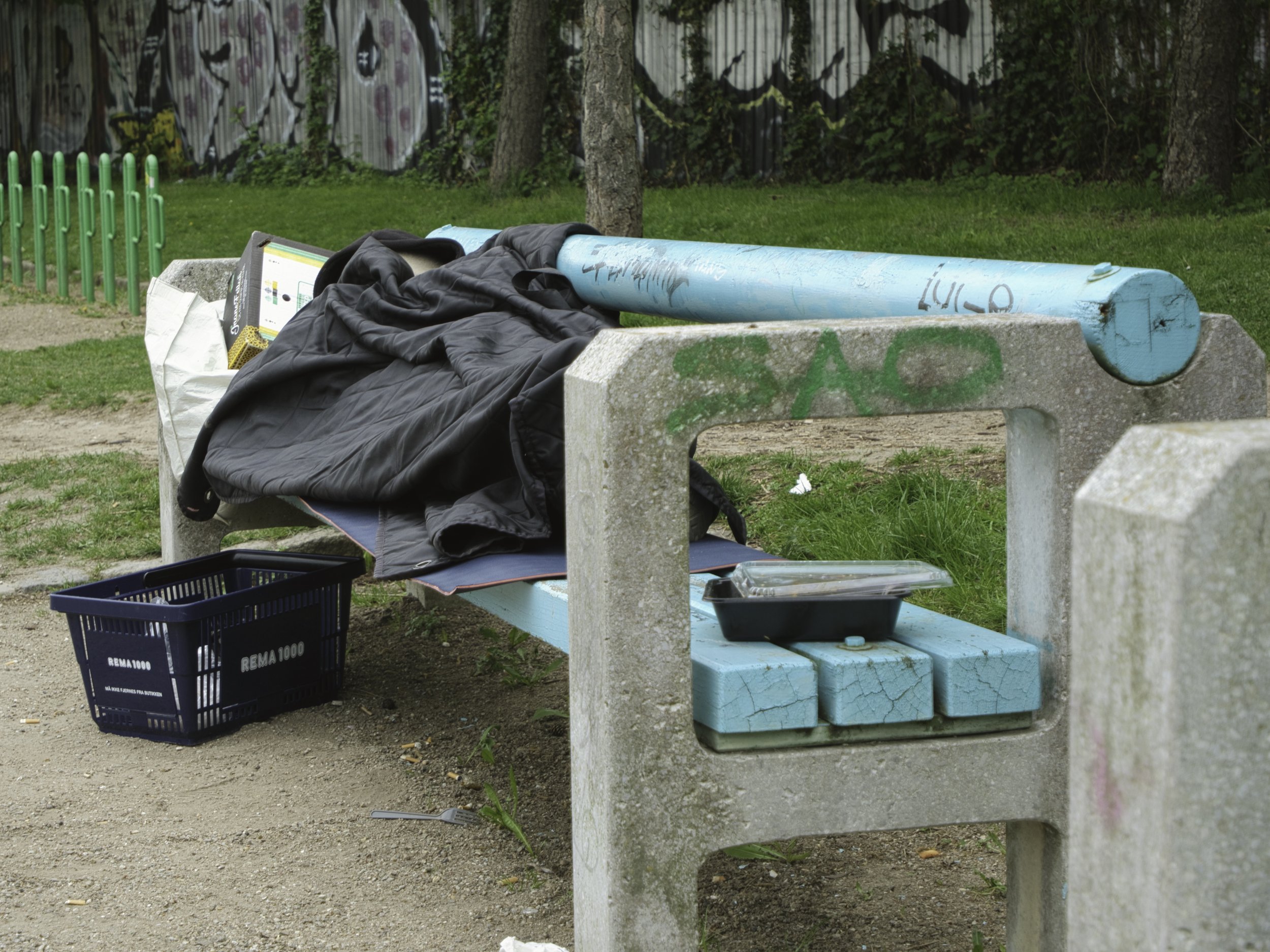 Life is a Bench - Nørrebro, Copenhagen, Denmark