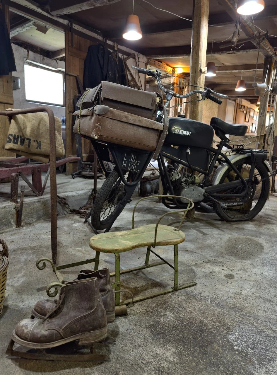 Vintage artifacts at Langdalgaard Museum - Orø, Denmark