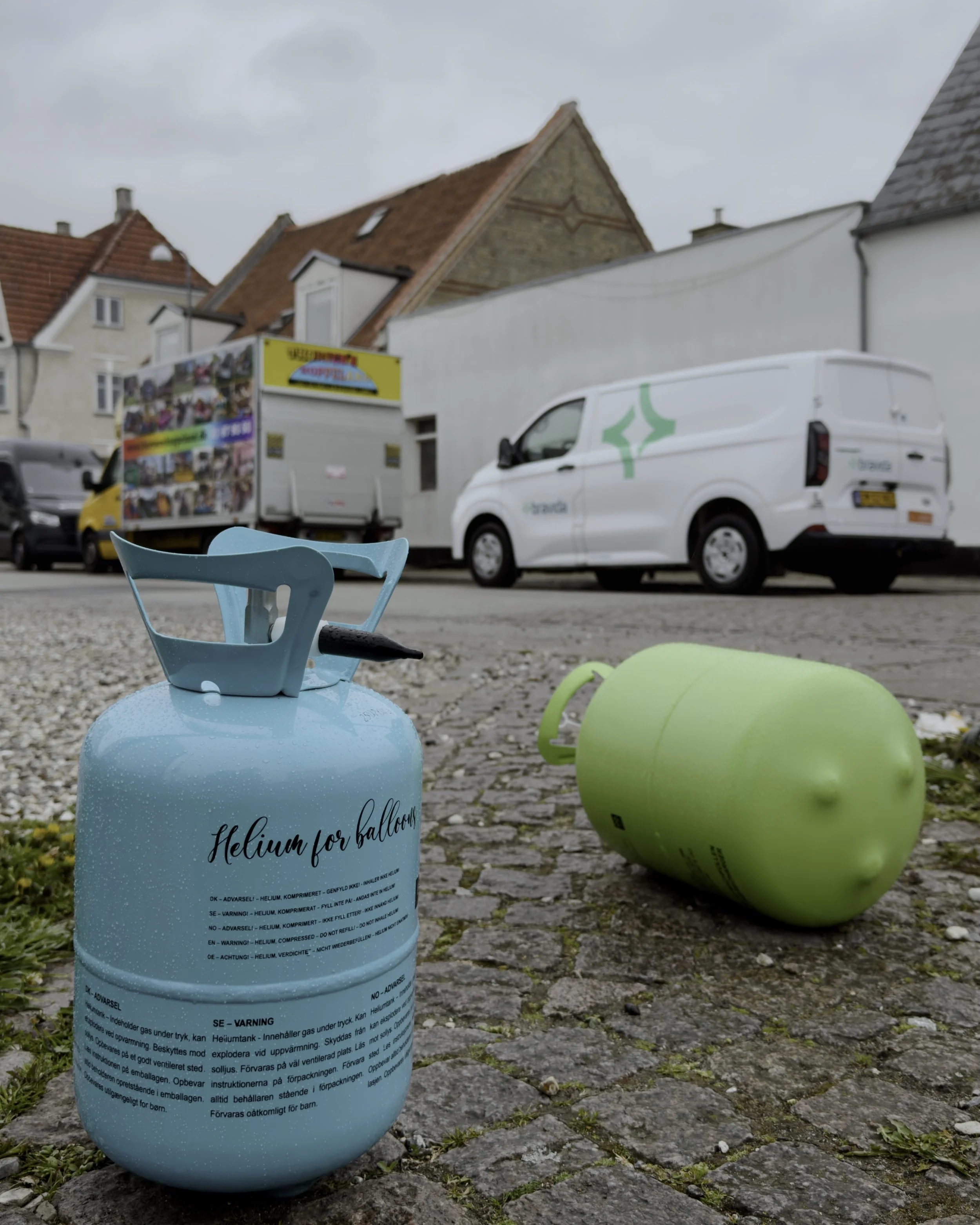 The USA is facing an IT-manufacturing helium shortage while Denmark inflates party balloons - Køge, Denmark 