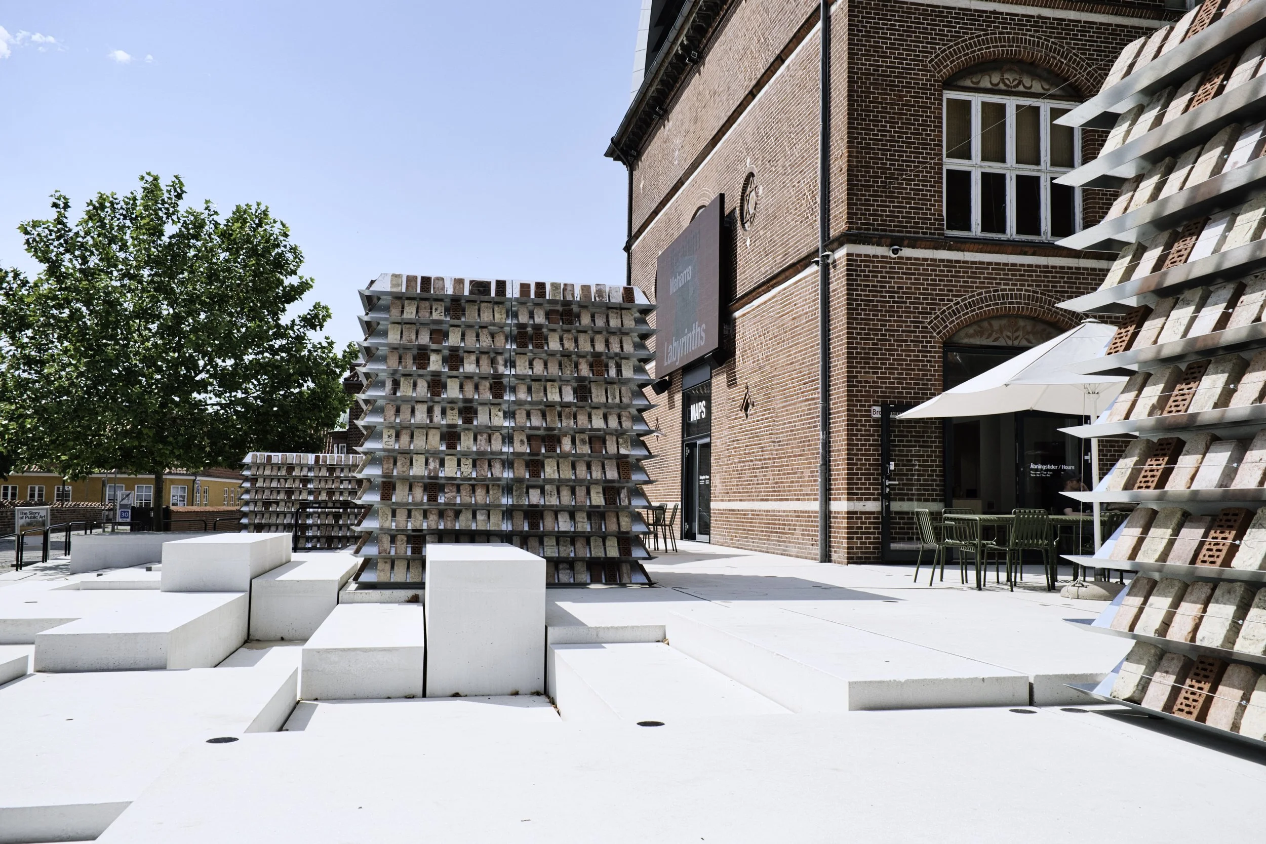 Not Home Depot.  Ibrahim Mahama’s “Labyrinths” recycles bricks from some of Denmark’s most cultural and historic buildings. - MAPS, Køge, Denmark
