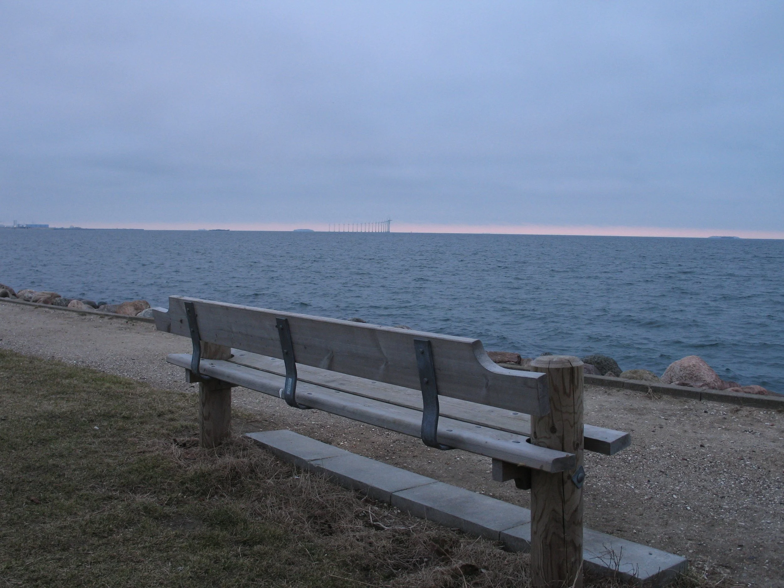 View over Øresund - Kastrup Havn, Kastrup, Denmark