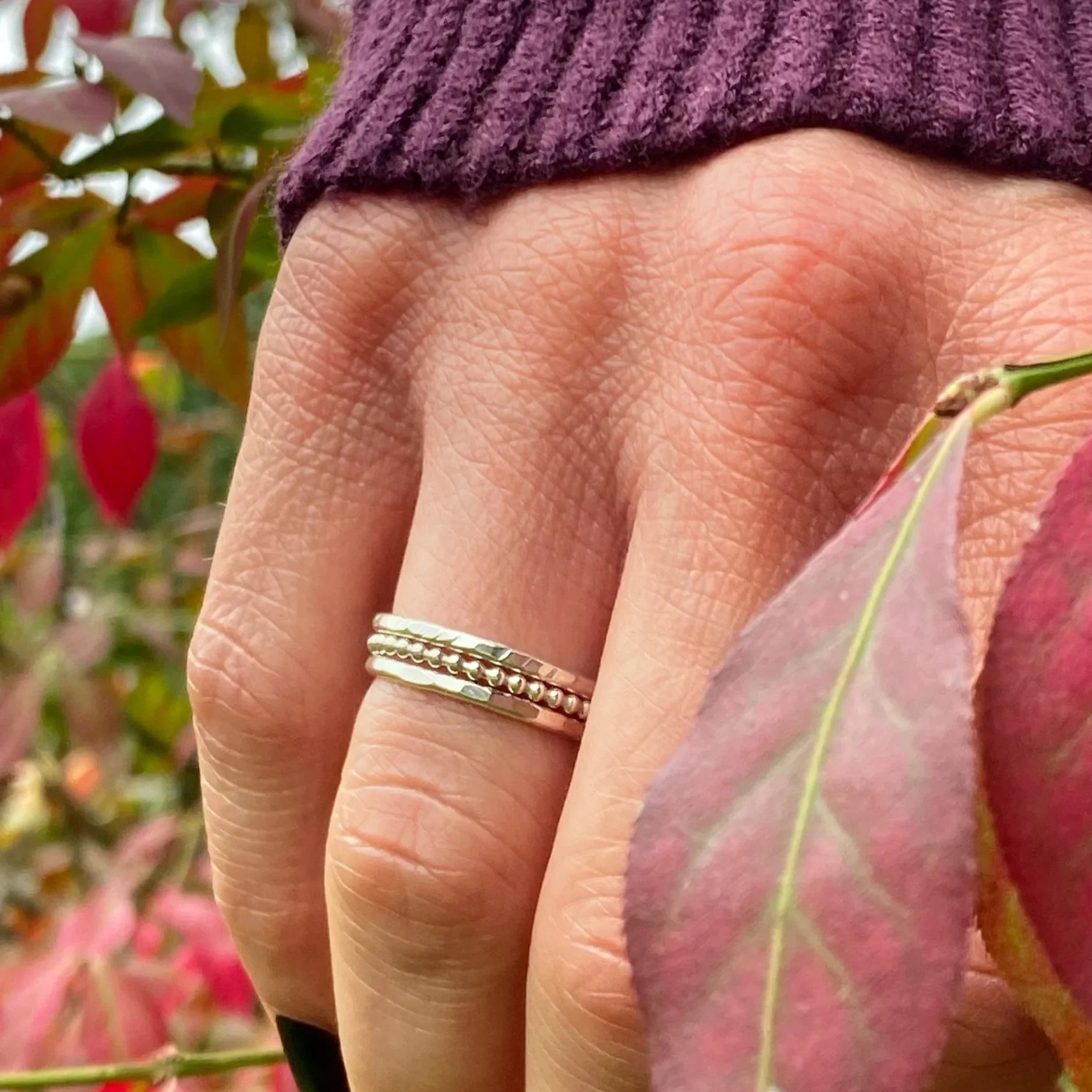 Hand Made Sterling Silver Stacking Ring