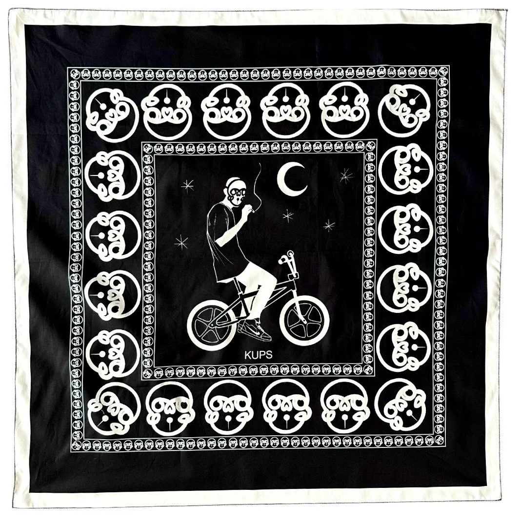 BANDANA “MOONRIDE — KUPS SKULL”