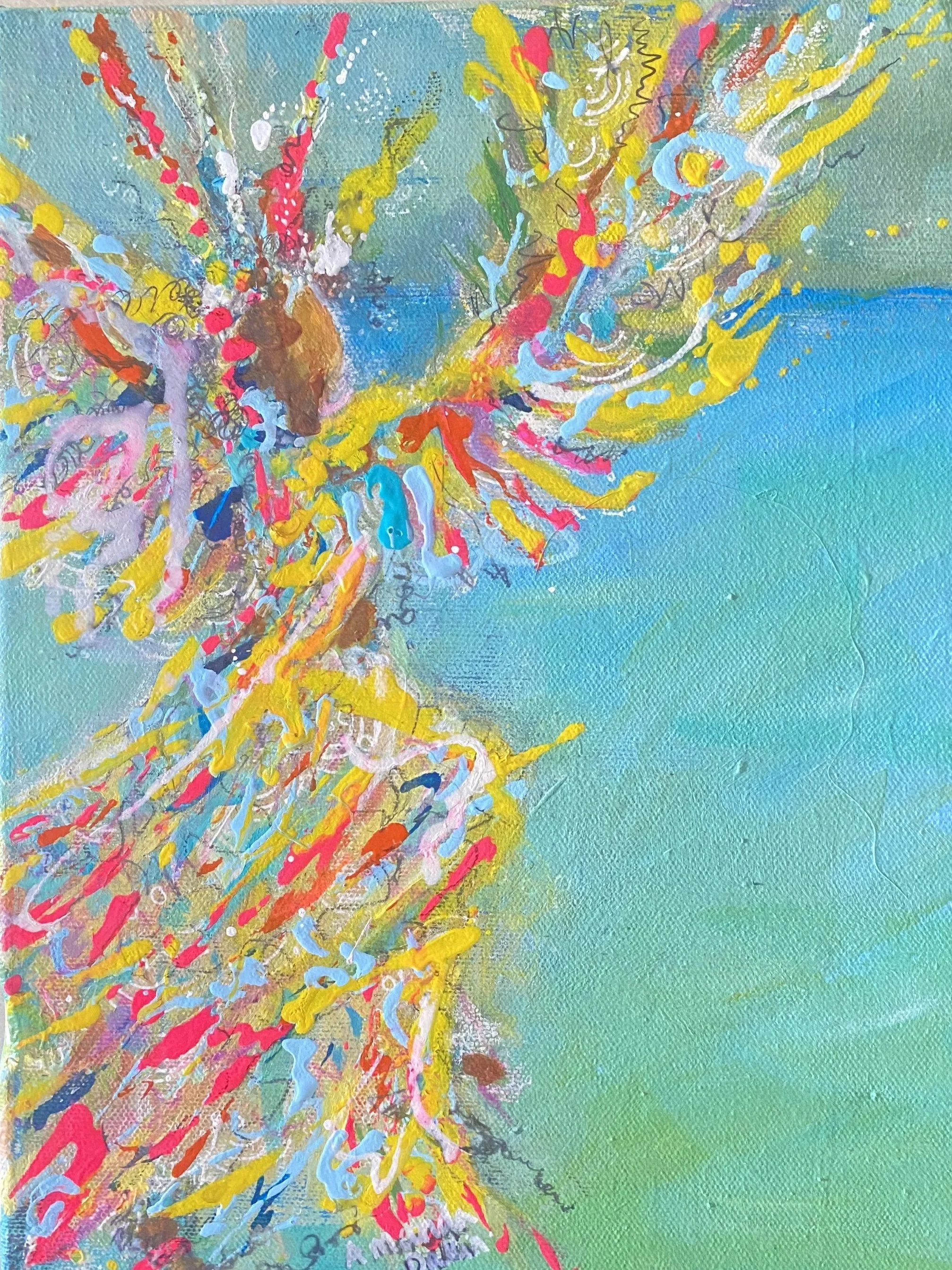 Discover Amanda Dakin’s bold mixed media art inspired by calypso dancers. Original paintings on canvas Shipping included. Shop now.