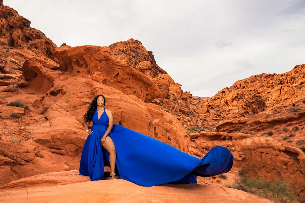 Flying dress Valley of Fire