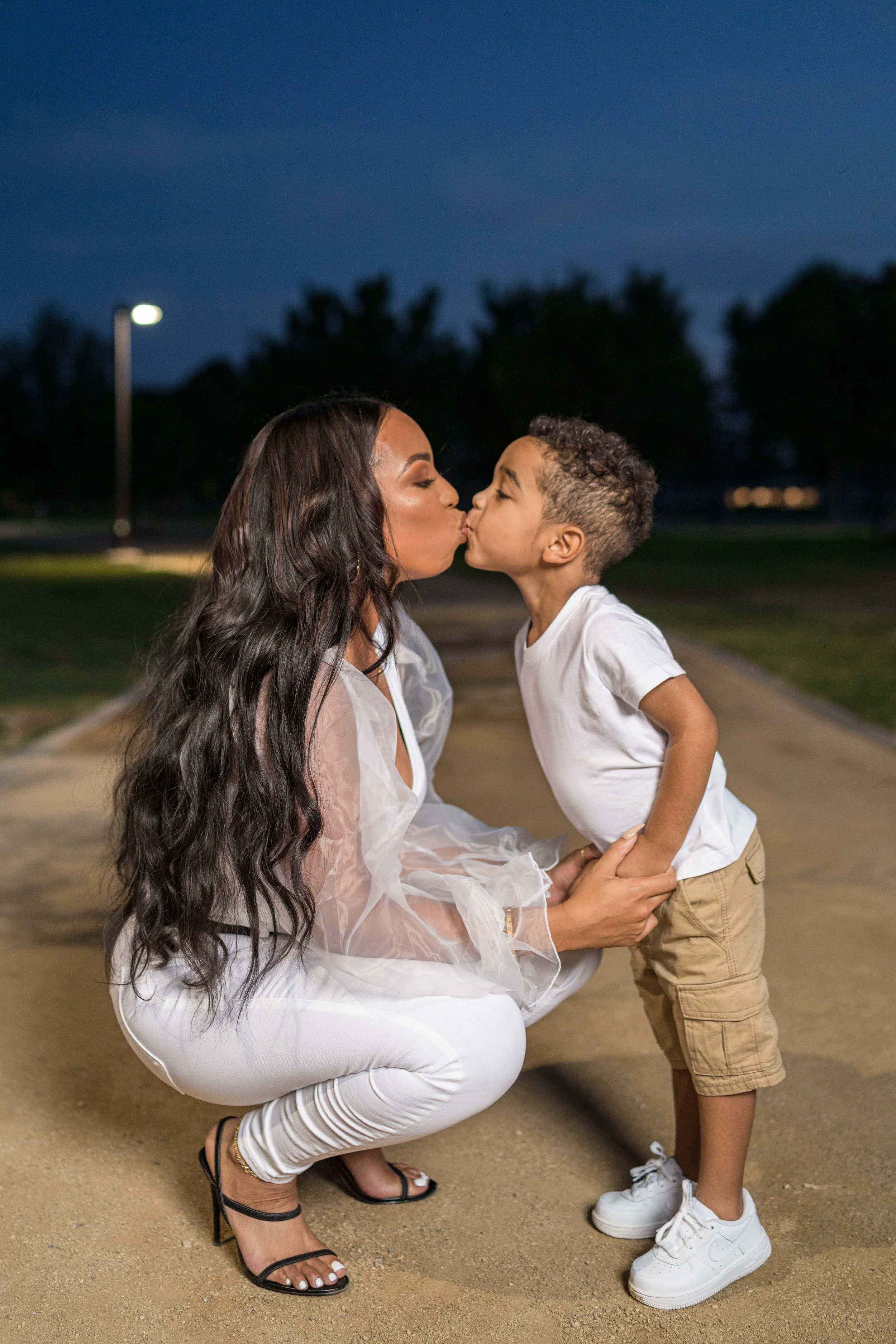 Family lifestyle photography, candid park moment, Las Vegas