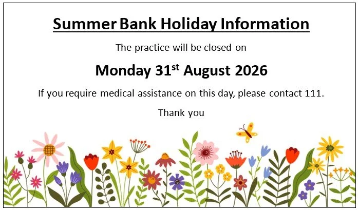Summer Bank Holiday Closure 2026