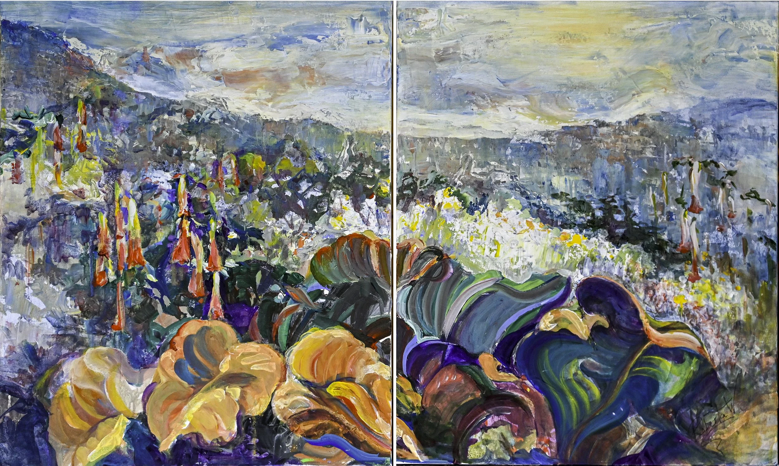 Roberta Woolfson_Paradise Found_AcrylicMixedMedia-Dyptich_40x48.jpg