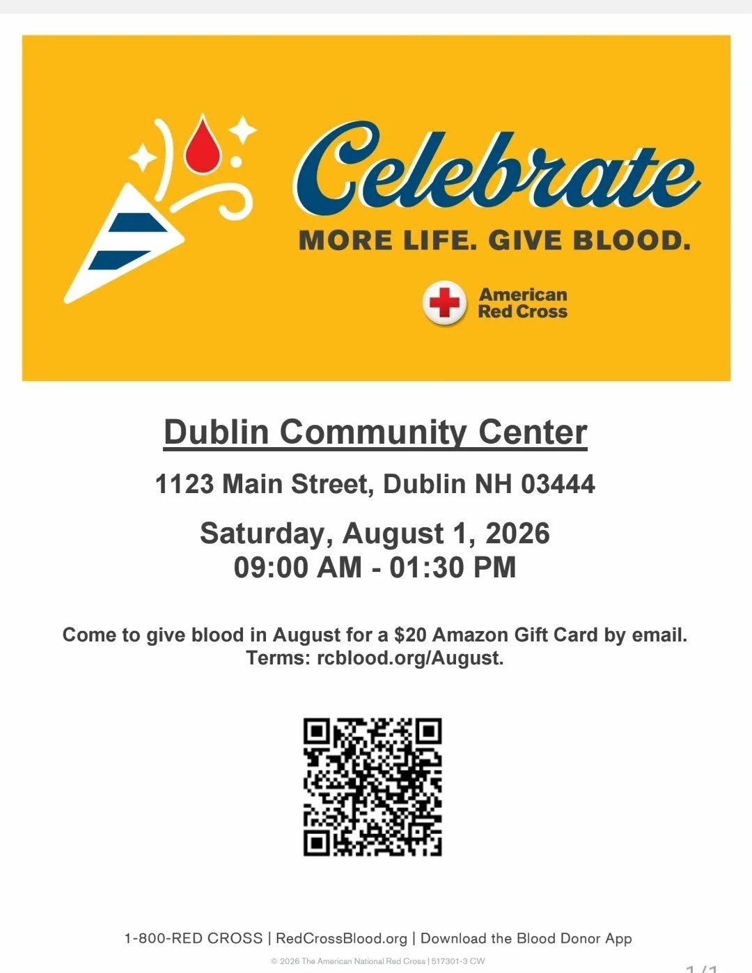Red Cross Blood Drive