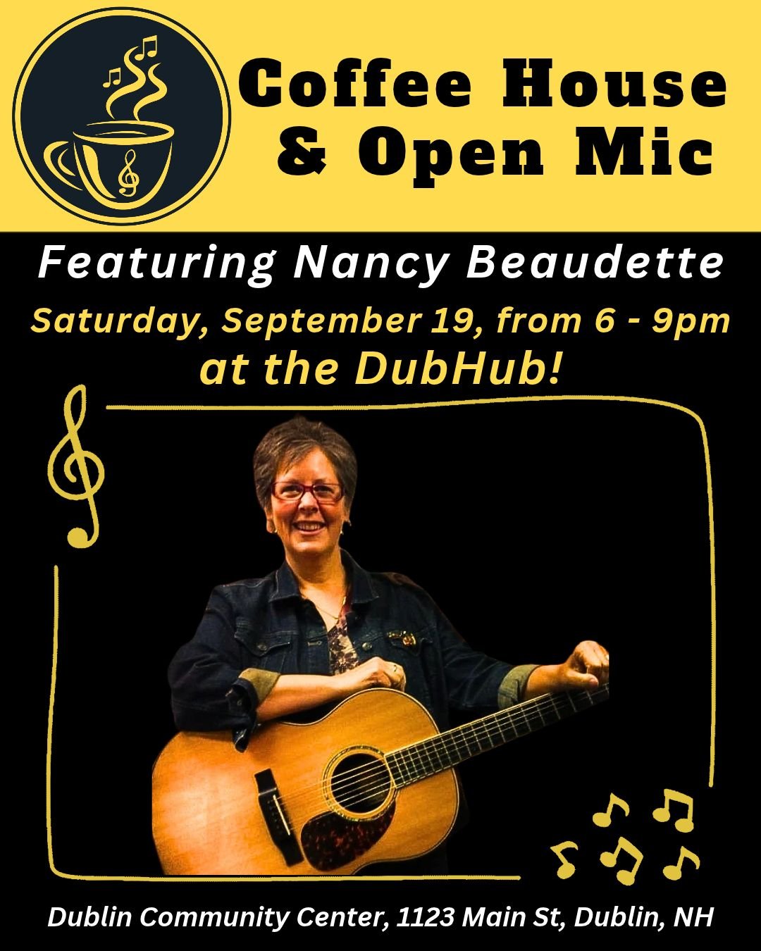 Coffee House & Open Mic, Saturday, September 19