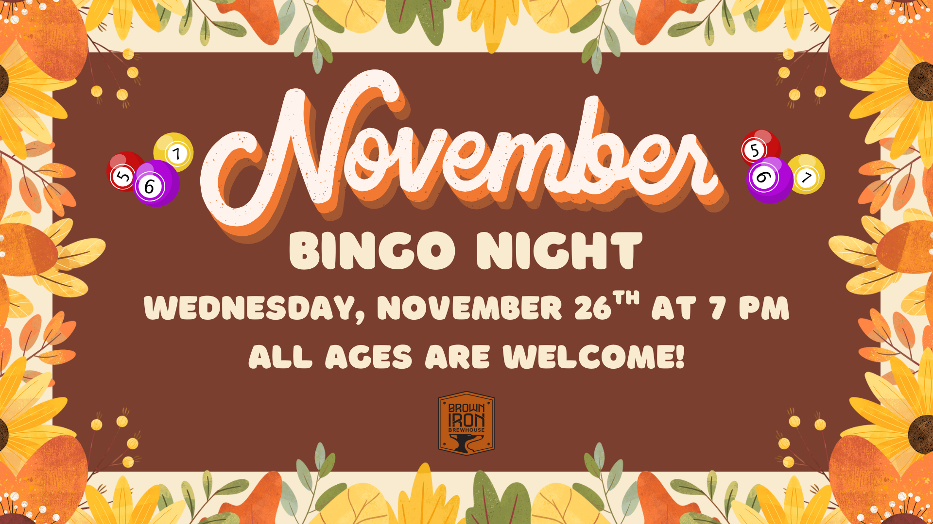 November Bingo Night Washington Twp.