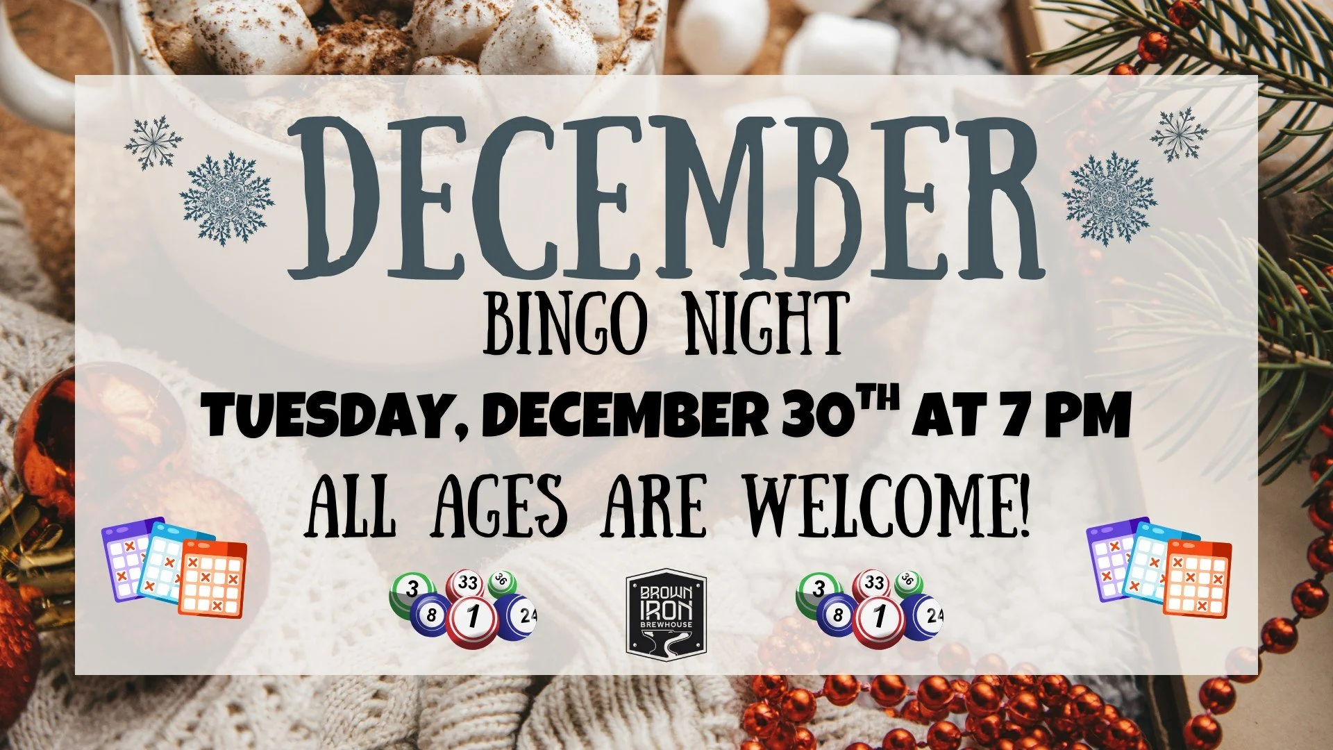 December Bingo Night Royal Oak