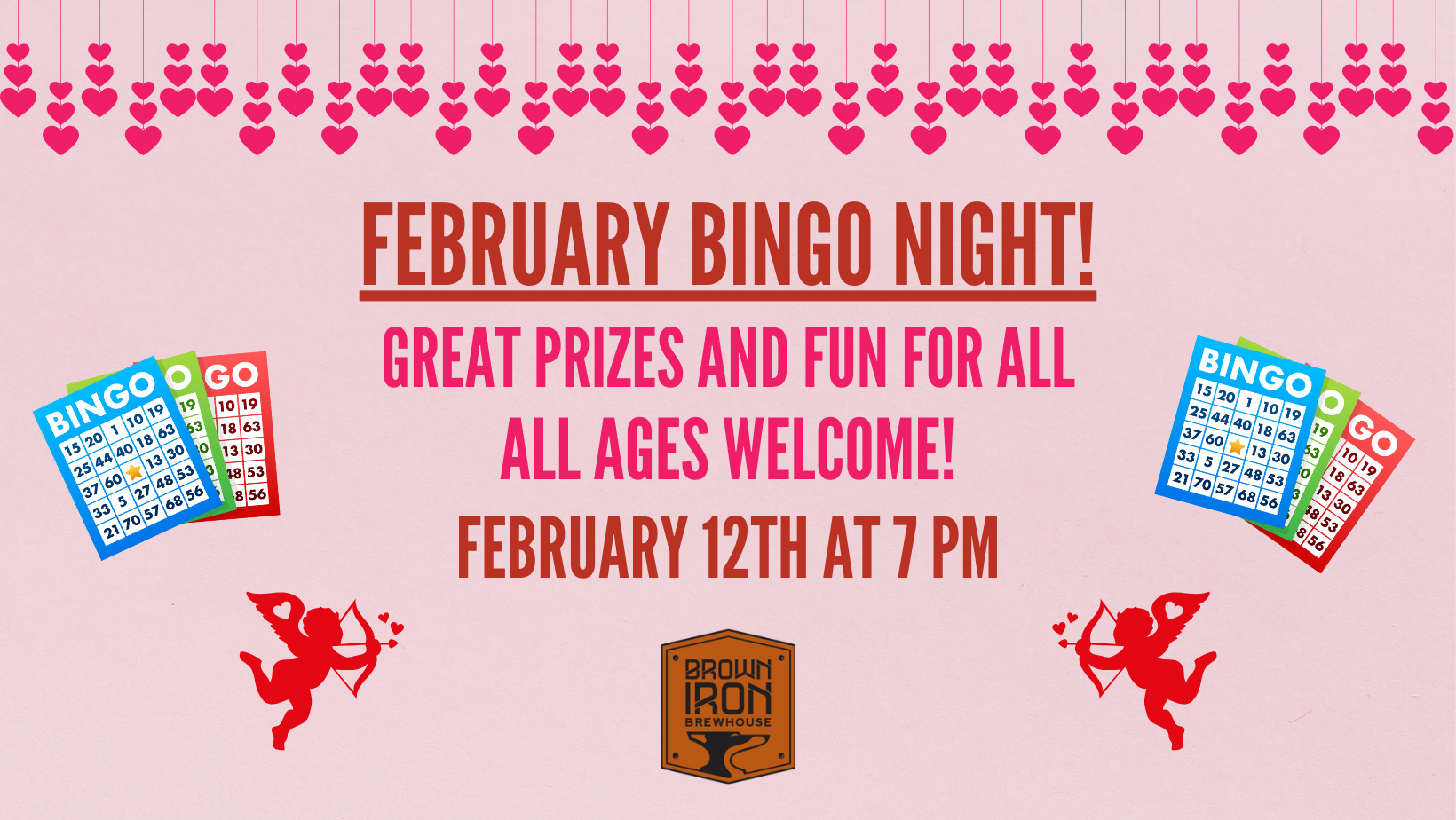 February Bingo Night Washington Twp.