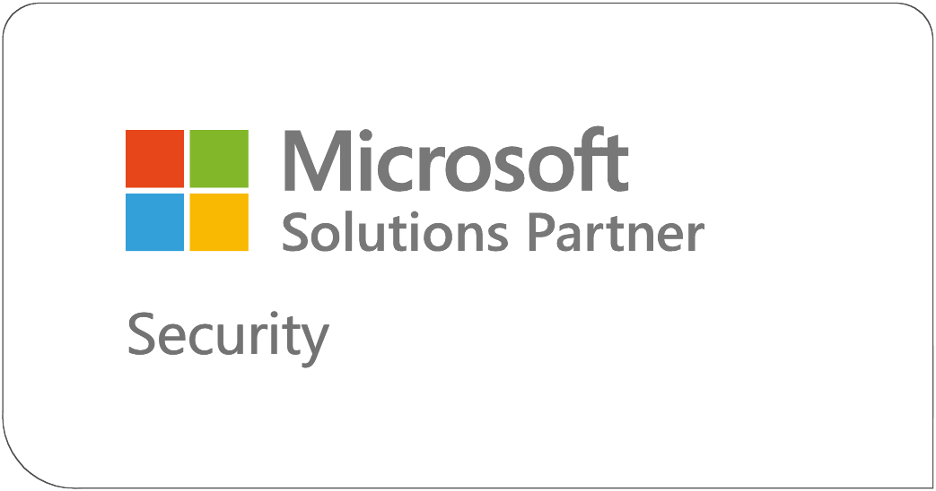 Microsoft Solutions Partner logo with the word Security.