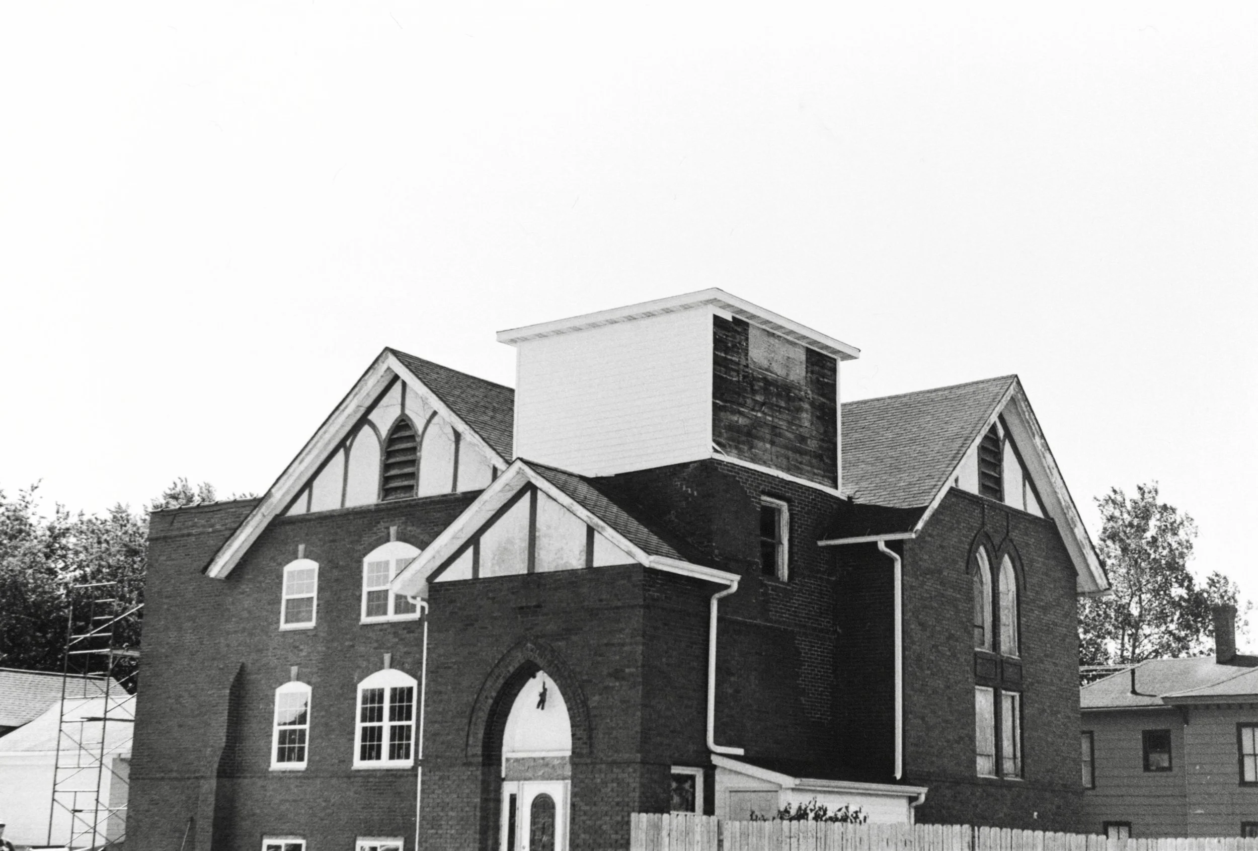 Church in repair. Ogden, Iowa.jpg