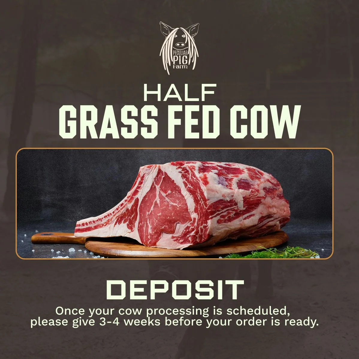 HALF Butchered Cow Deposit
