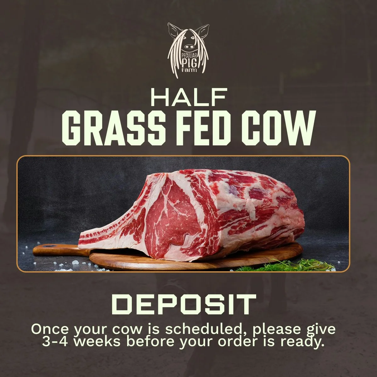 HALF Butchered Cow Deposit