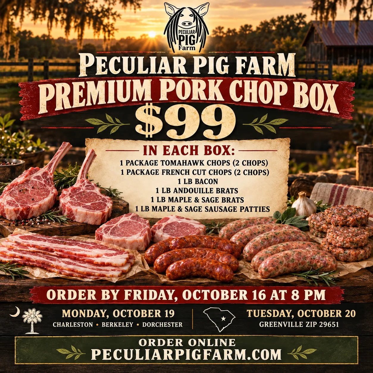 Premium Pork Chop Box