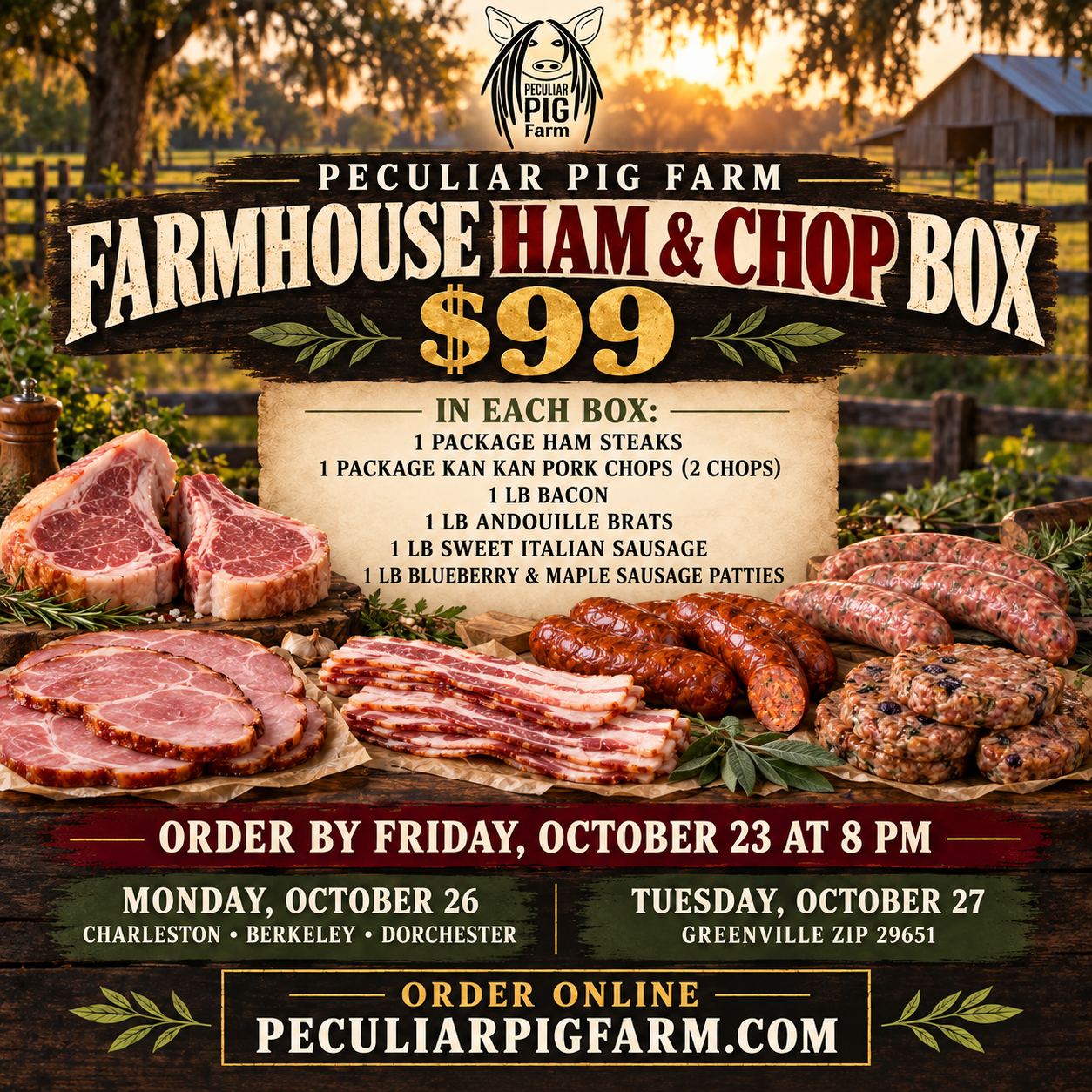 Farmhouse Ham and Chop Box