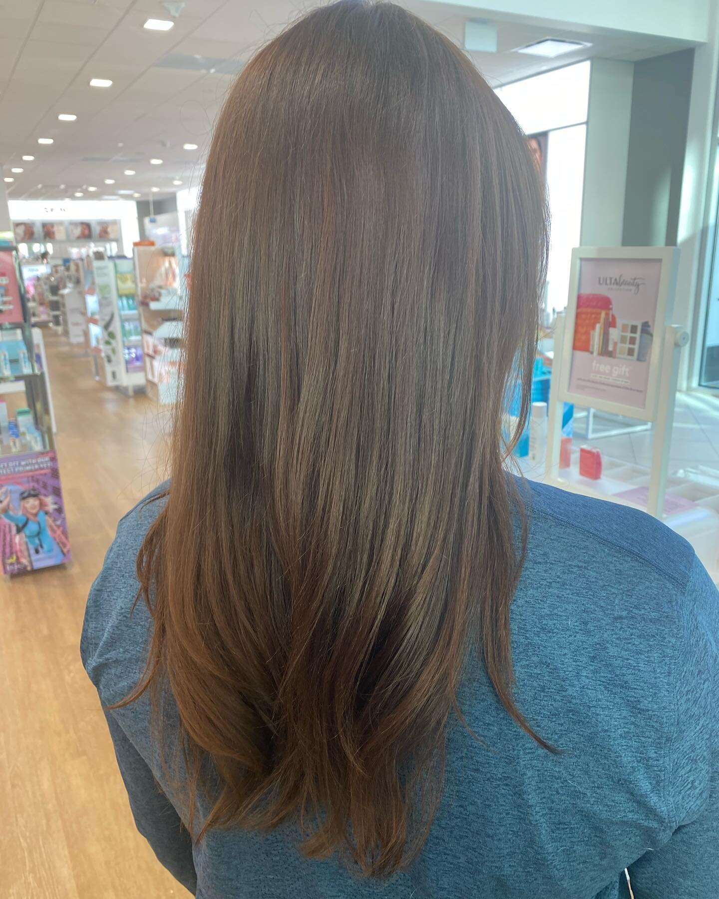 🍫 We got in trouble with Willy Wonka for stealing all the chocolate 

Swipe for the before &mdash;&gt; 

#choclatehair #chocolatebrownhair