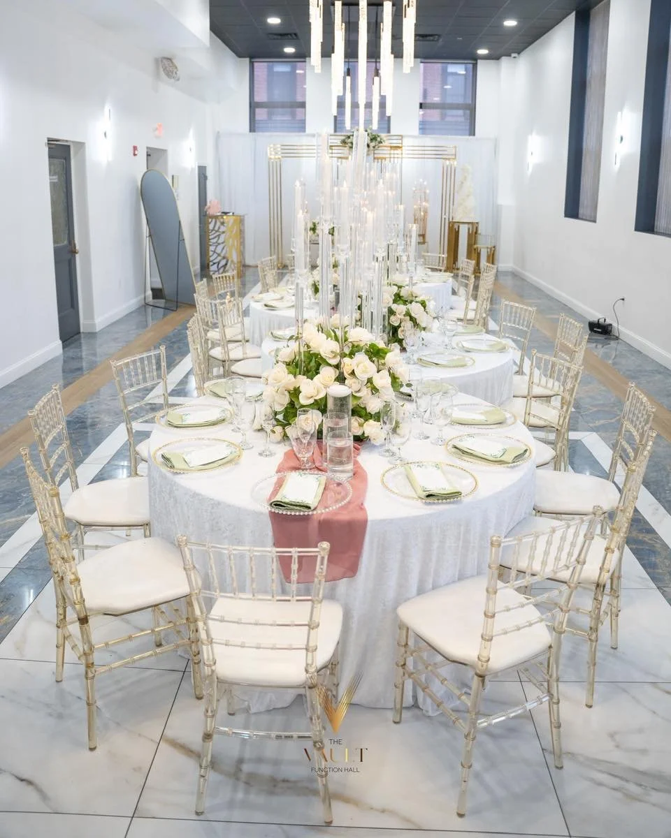 Two venues. One goal: your vision ✨🏛️
At The Vault Function Hall, you can choose between our Grand Room and Star Room&mdash;and decorate either one any way you like. Elegant, modern, glam, rustic, bold colors&hellip; bring your theme and get creativ