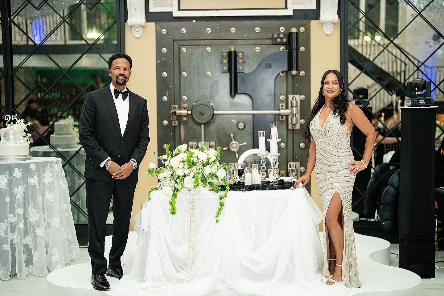 Cheers to 25 years of love, laughter, and forever 🥂✨
Tonight we celebrate a beautiful milestone at The Vault Function Hall&mdash;a silver anniversary filled with memories, family, and the kind of love that only gets stronger with time. 💍🤍

Happy 2