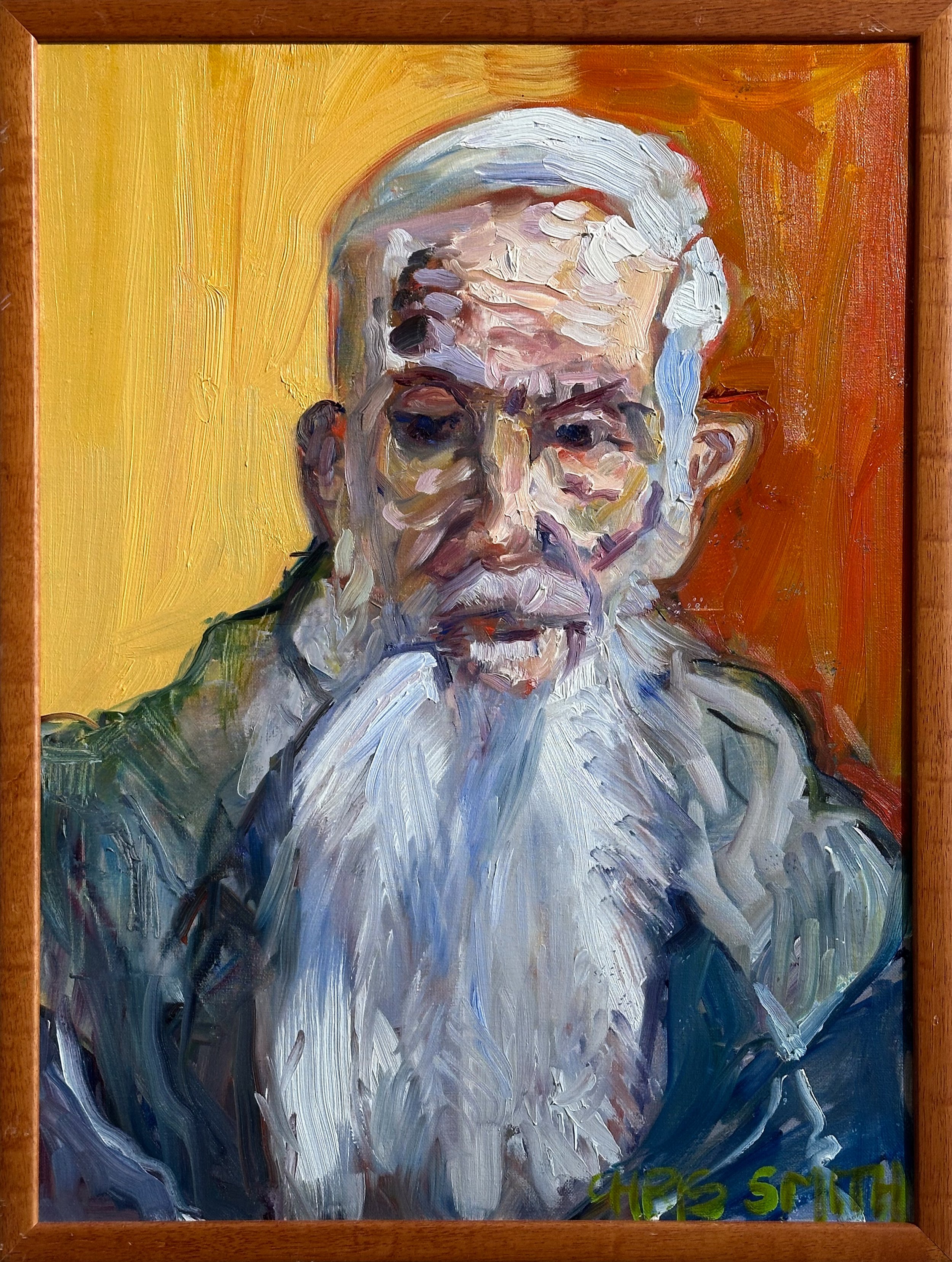 Old Man - Framed Oil on Canvas - 19"x25" - $475 - AVAILABLE