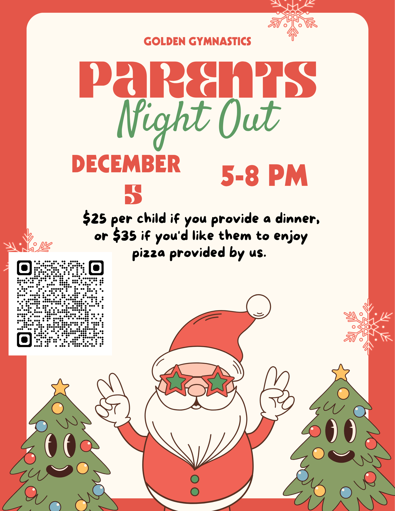 Parents Night Out Dec 5th