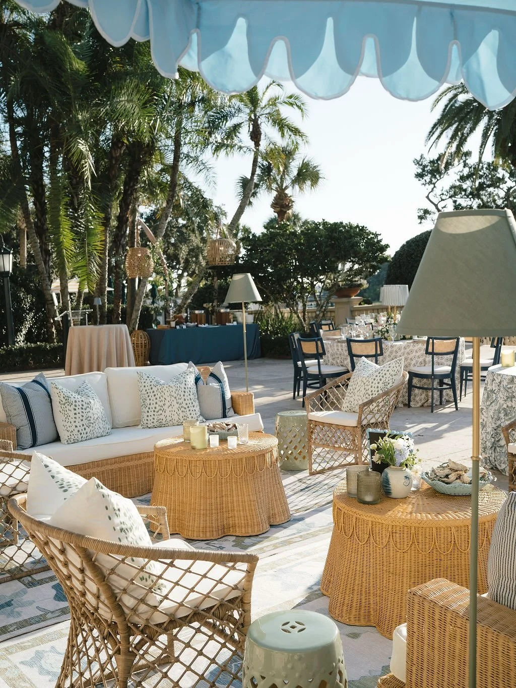 We are hooked over this waterside Welcome Party with a nod to the groom&rsquo;s favorite pastime!  It was the perfect castoff to the celebration ahead! 🎣
⠀⠀⠀⠀⠀⠀⠀⠀⠀
Planning &amp; Design @toast_maren
Photography @gaylebrooker
Venue @seaisland
Rentals