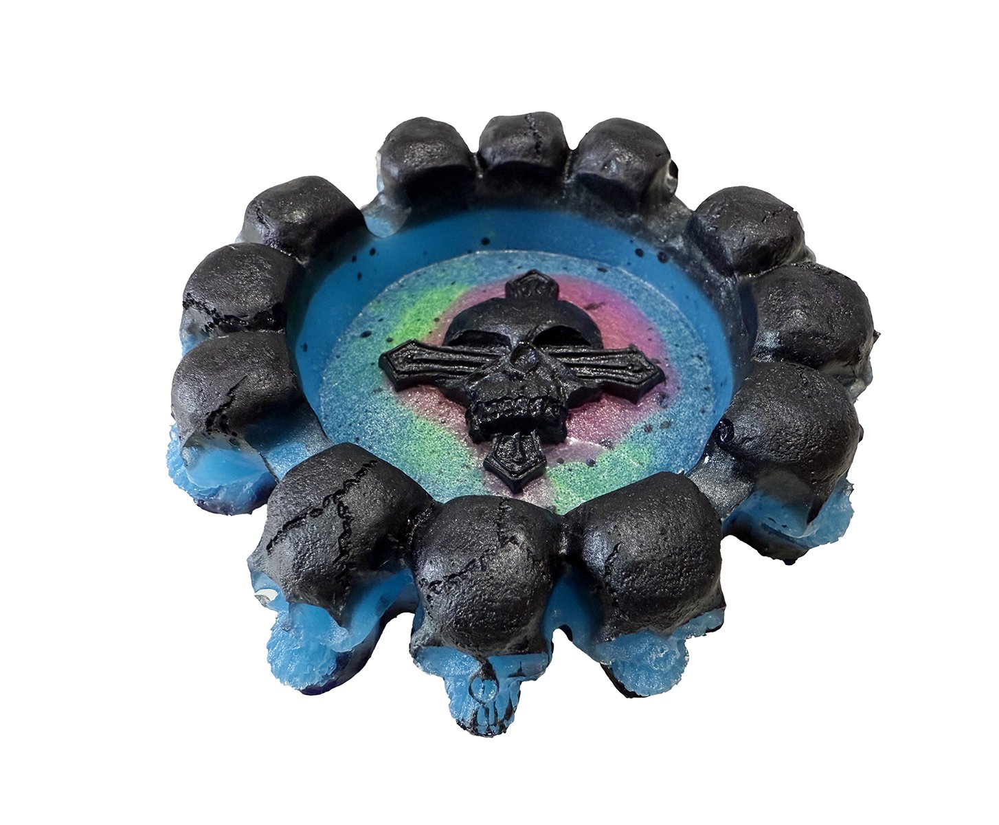 "Mortis Illumina" - Skull Ashtray