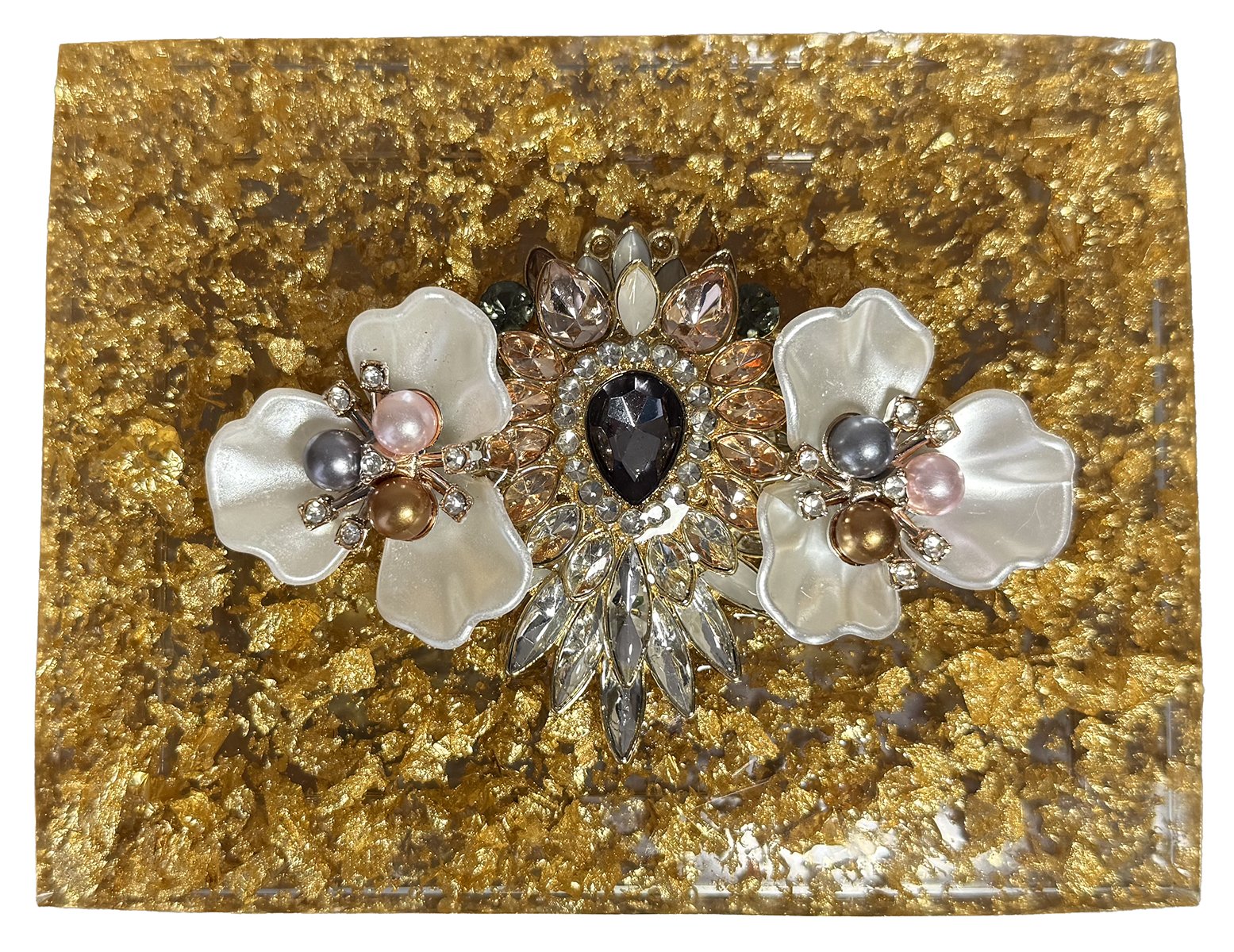 "Gilded Blooms" - Jeweled Music Box